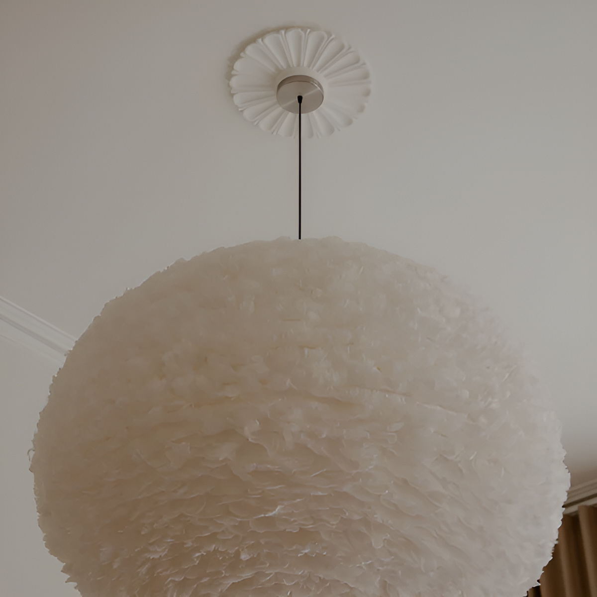 Zavesenie stropnej lampy ROSETTE strieborné