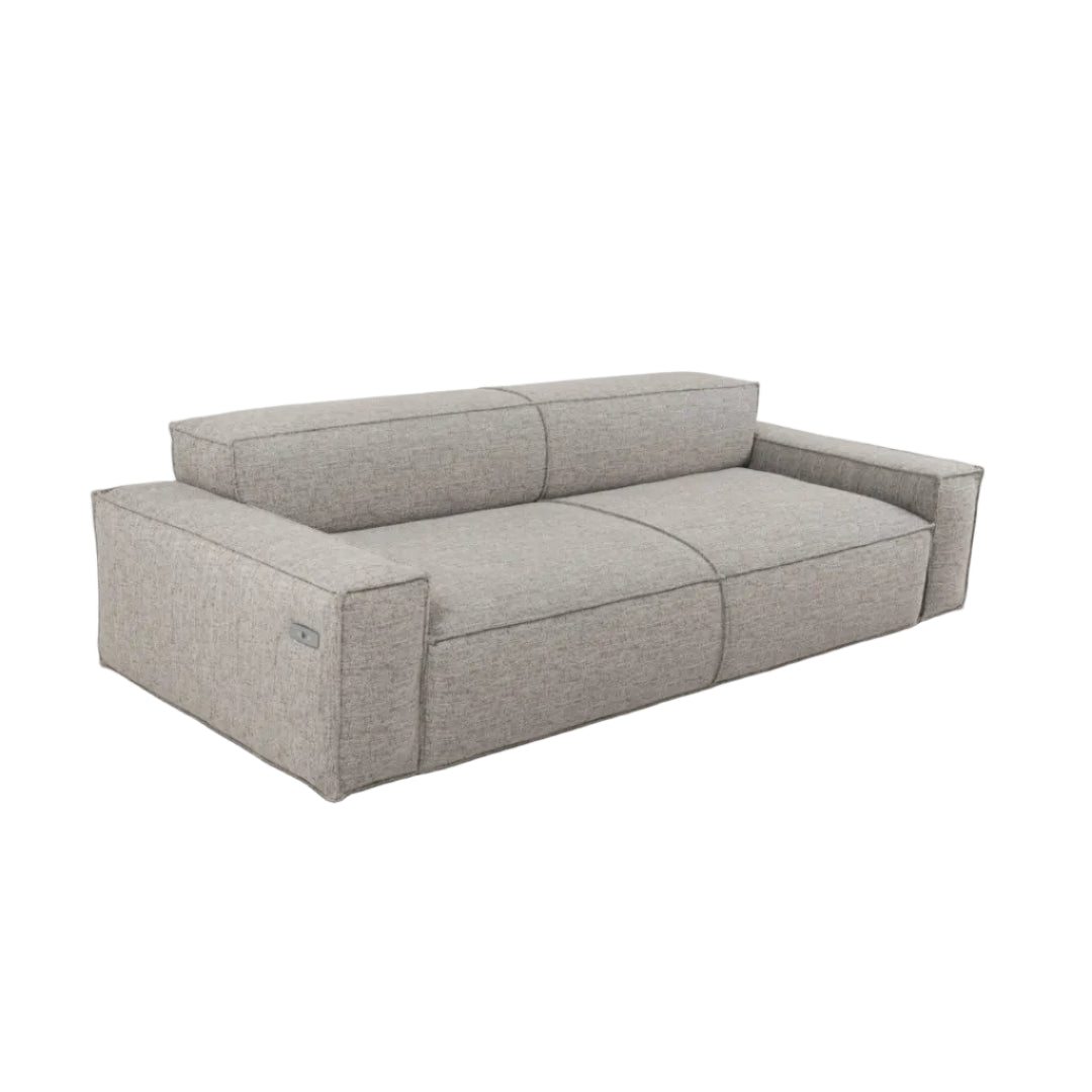 Sofa with electric reclining system UMO X upholstered