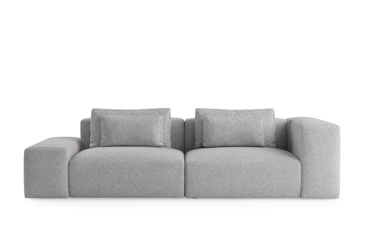 4-Seater Right-Hand Modular Sofa FLAVIO Upholstered