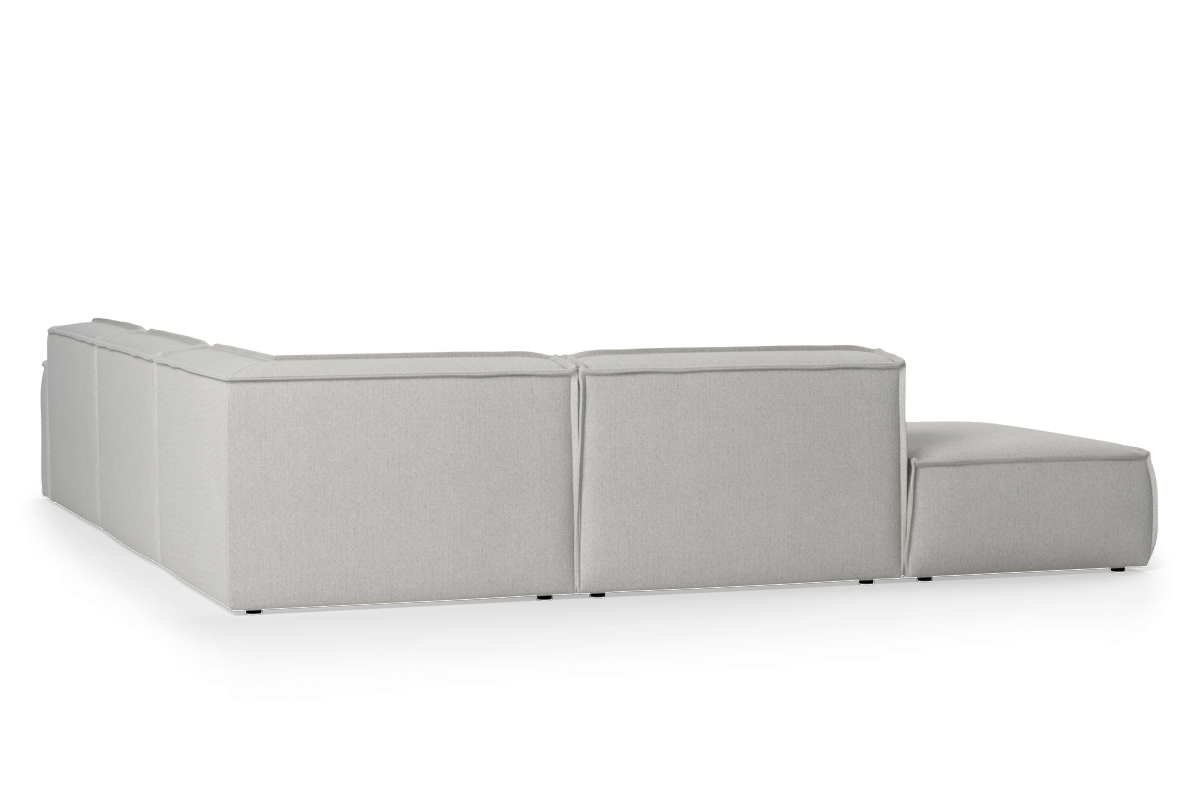 LUMO Upholstered Left-Hand Modular Sofa for 6 People