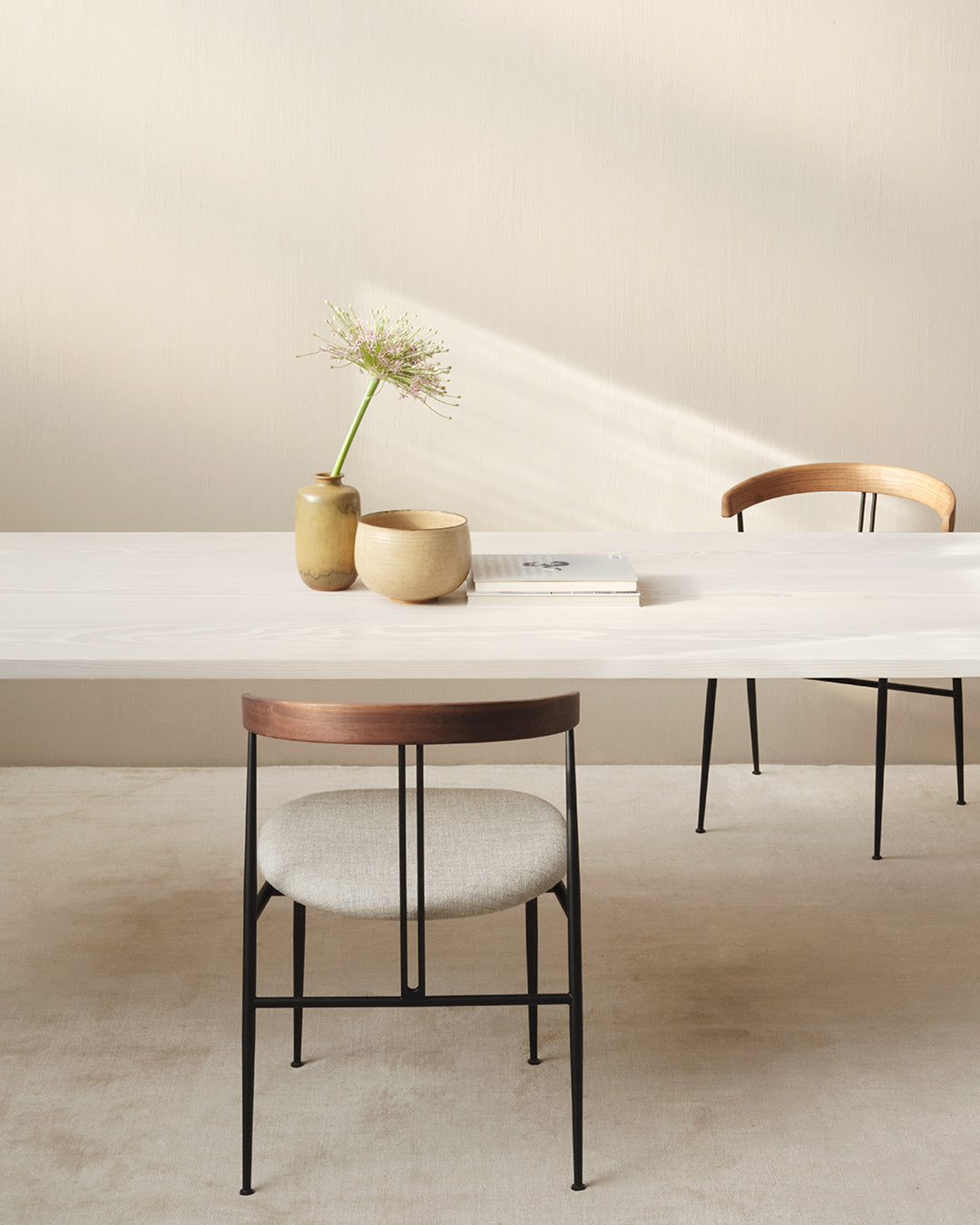 Upholstered Chair VIOLIN Oak Wood