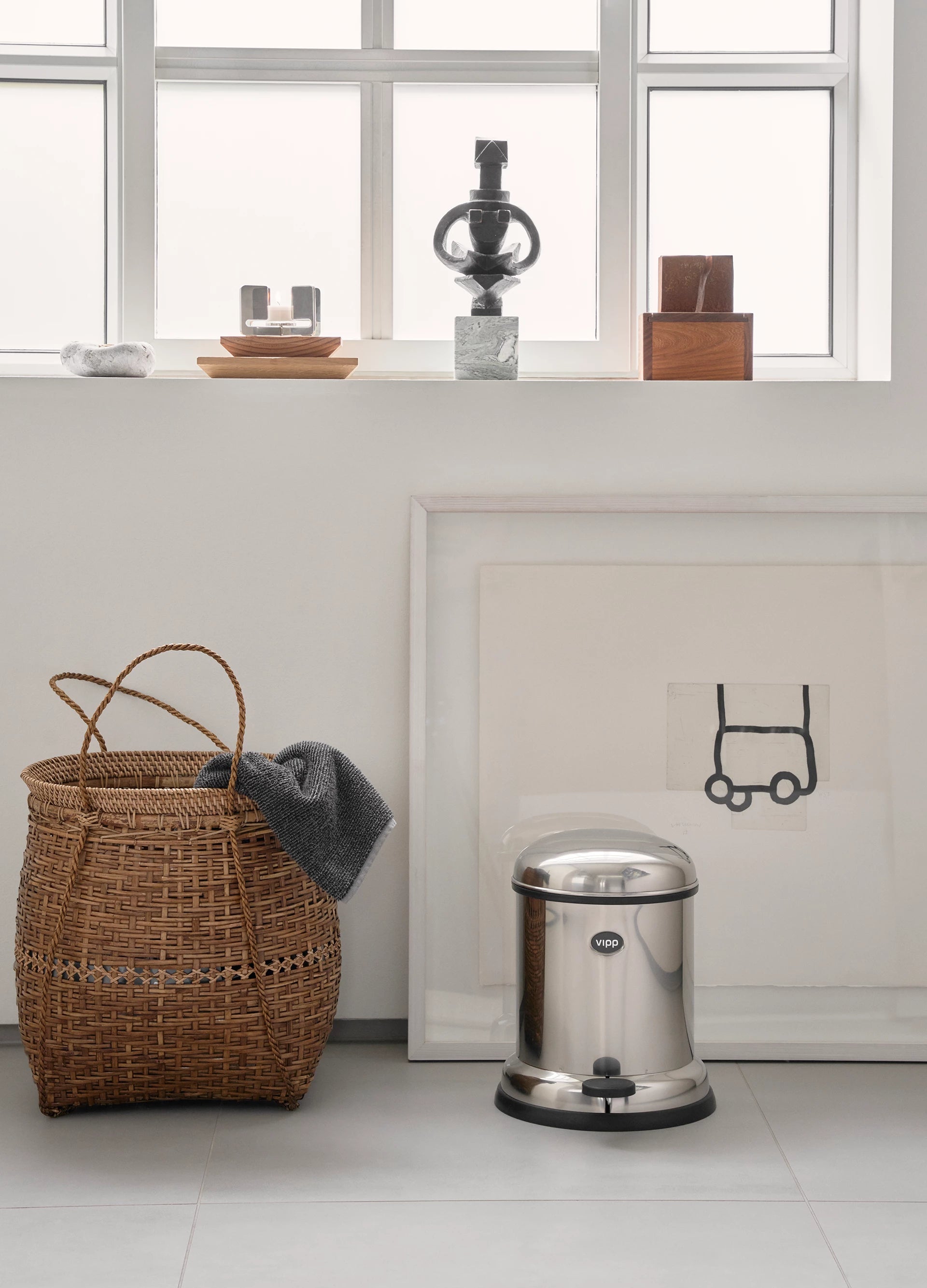 Kôš na odpad PEDÁLOVÝ KÔŠ nerezová oceľ