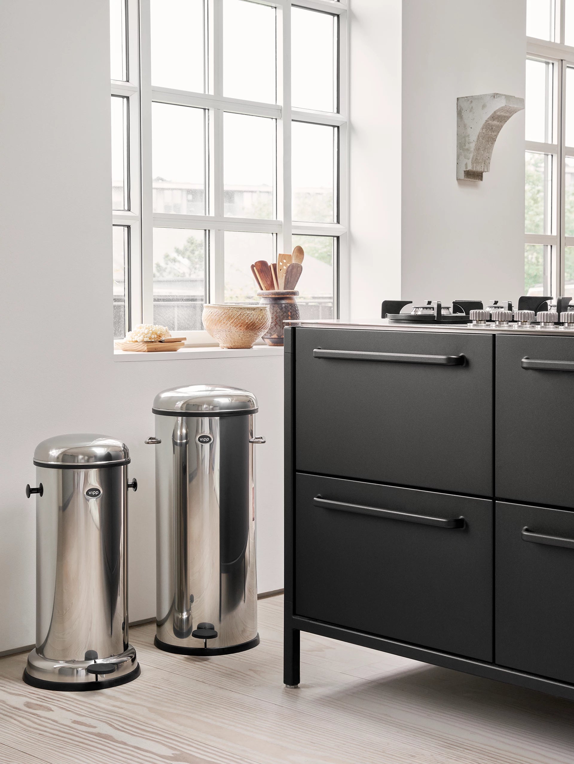 Kôš na odpad PEDÁLOVÝ KÔŠ nerezová oceľ