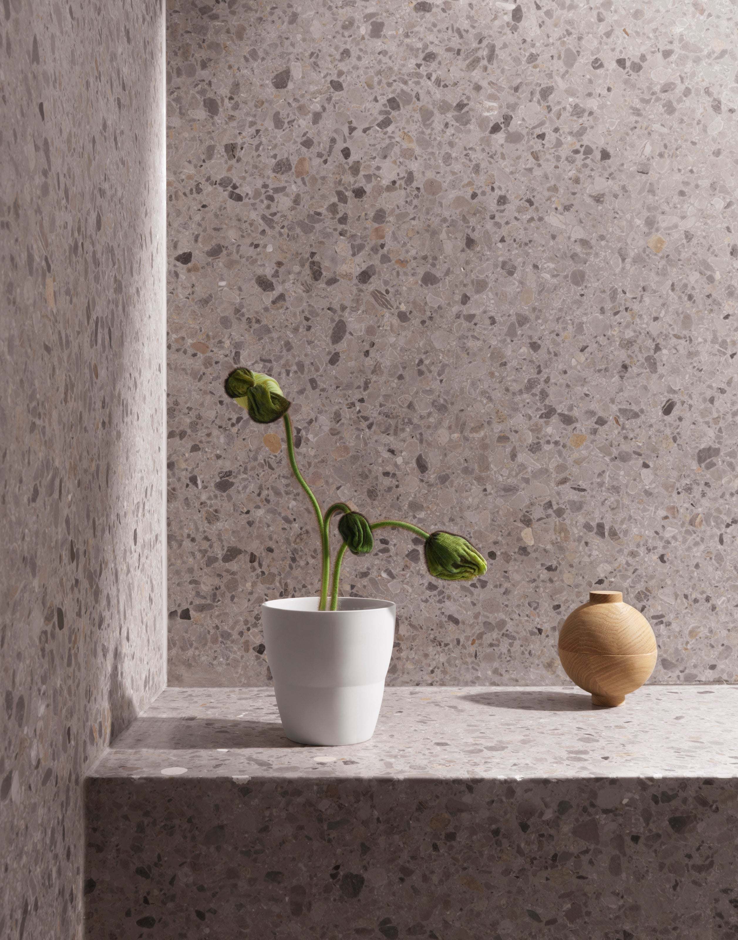 Doniczka VIPP biela porcelán