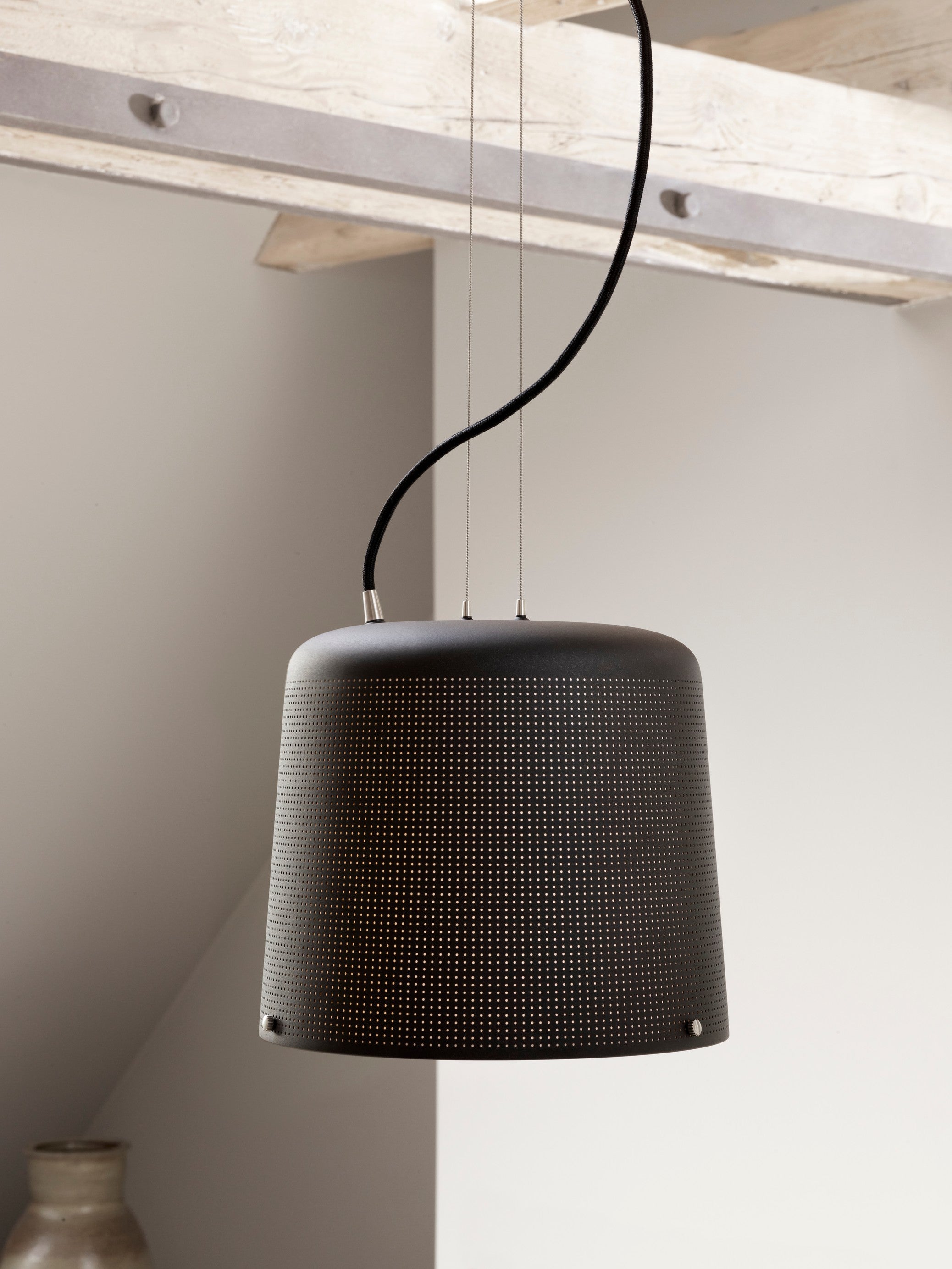 Hanging Lamp 526 Black Metal