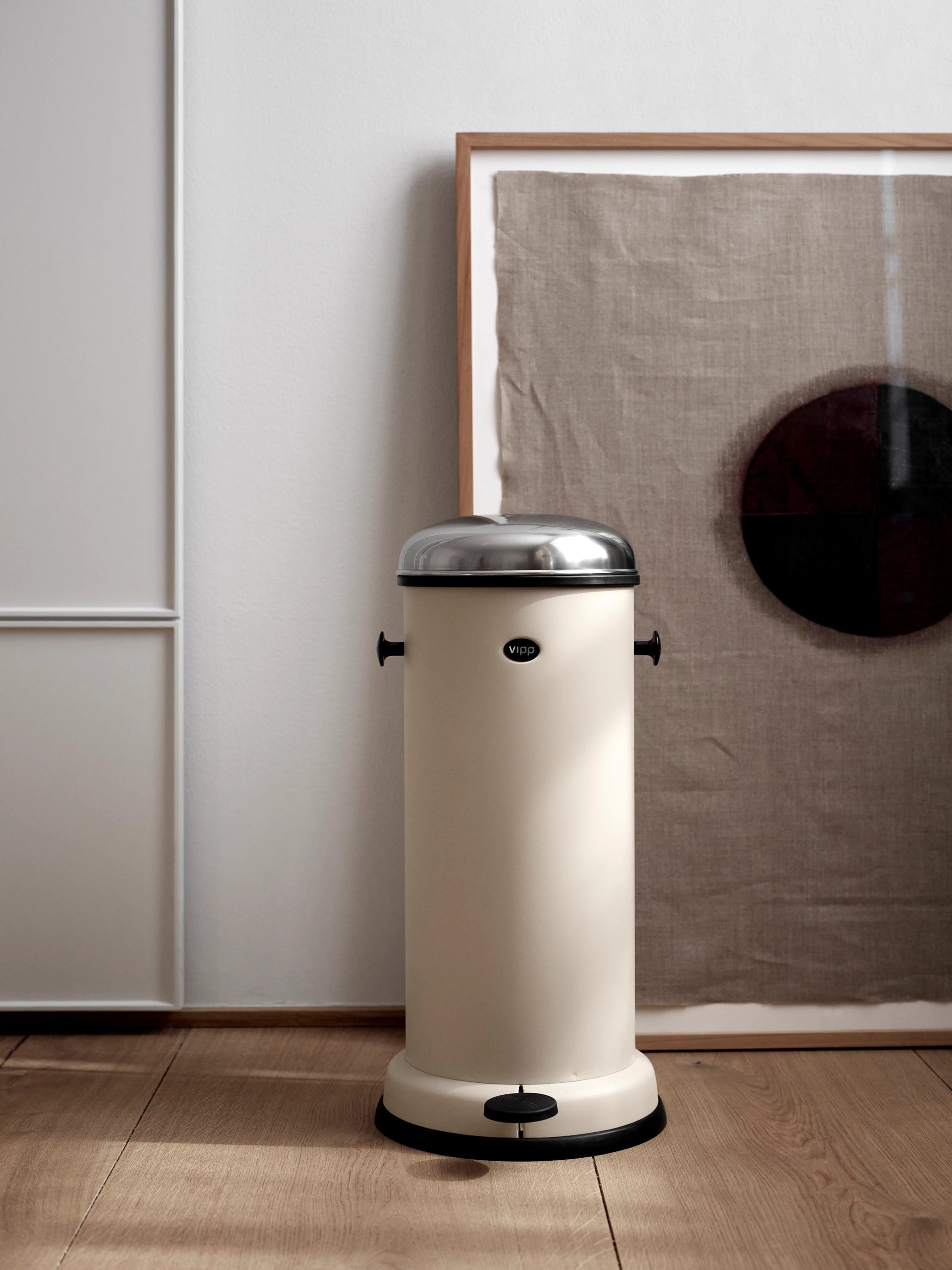 Trash Can PEDAL BIN beige