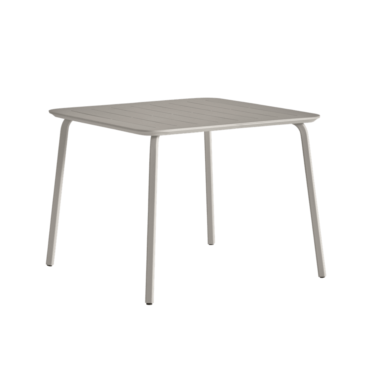 LAGRASSE light gray square outdoor table