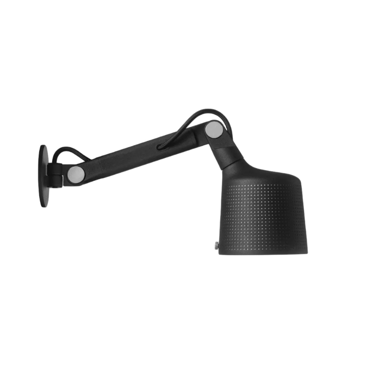Nástenná lampa 523 čierny kov