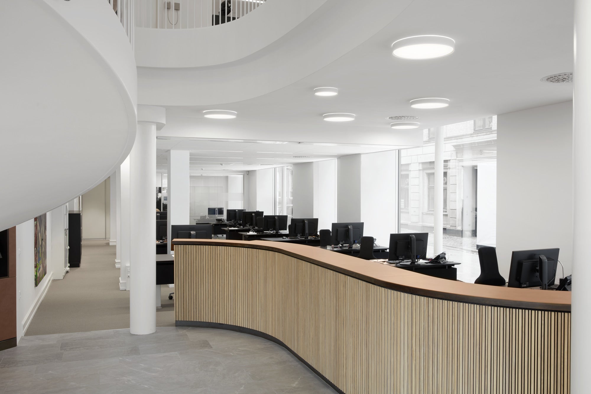 Stropné podsvietenie LP SLIM ROUND POLO-RECESSED surové hliník