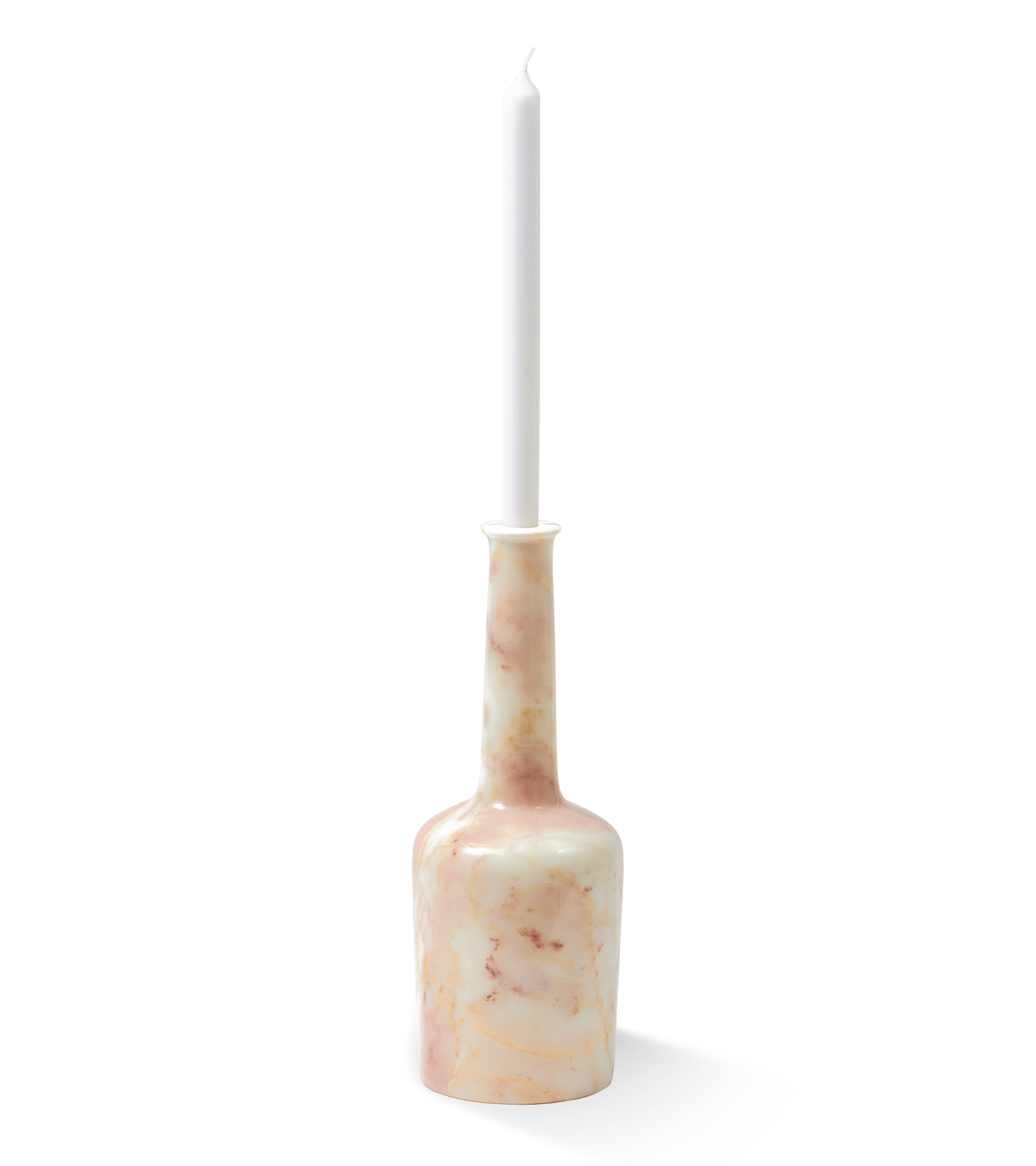 HERITAGE WHISKEY candle holder light pink marble