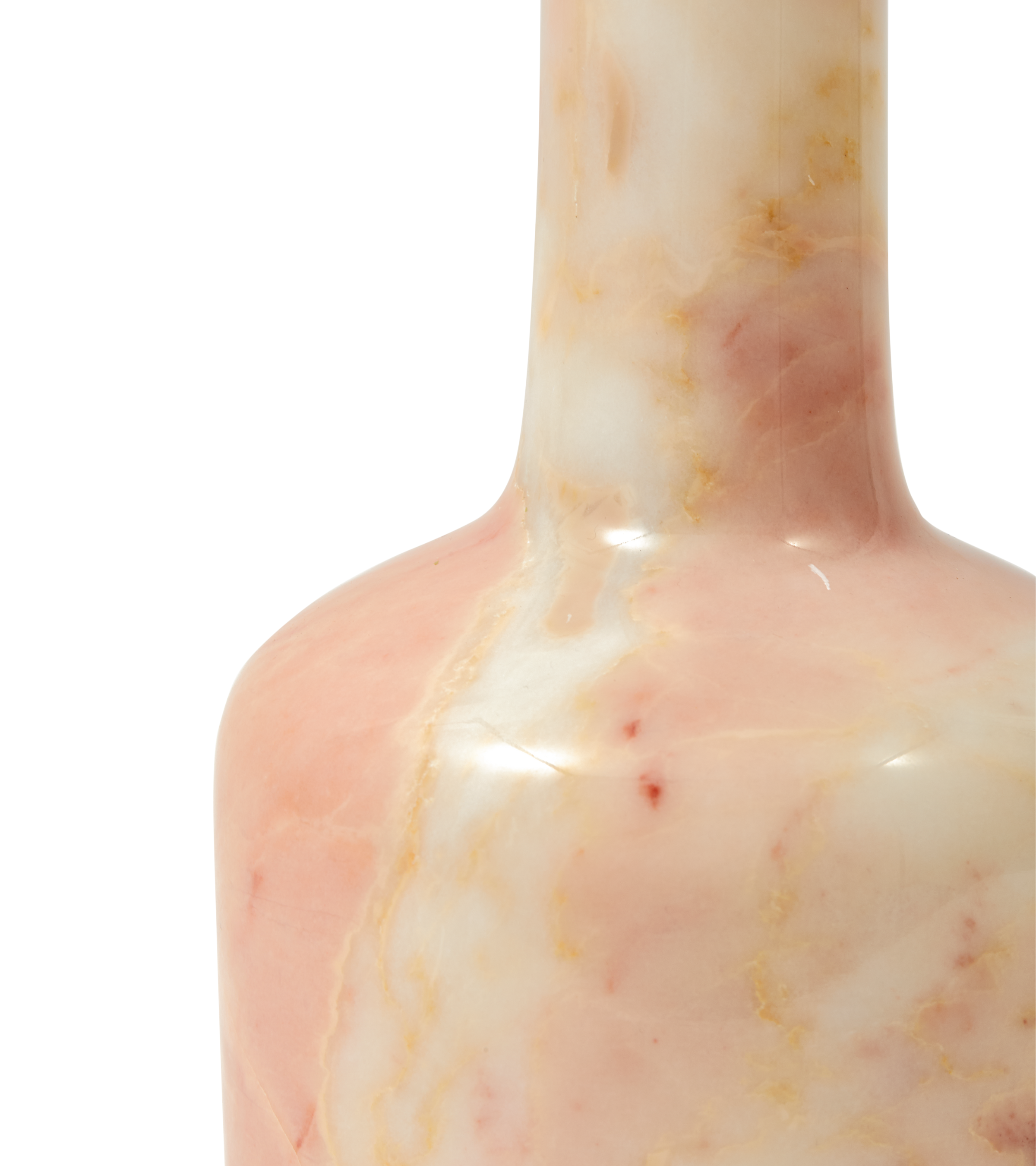 HERITAGE WHISKEY candle holder light pink marble