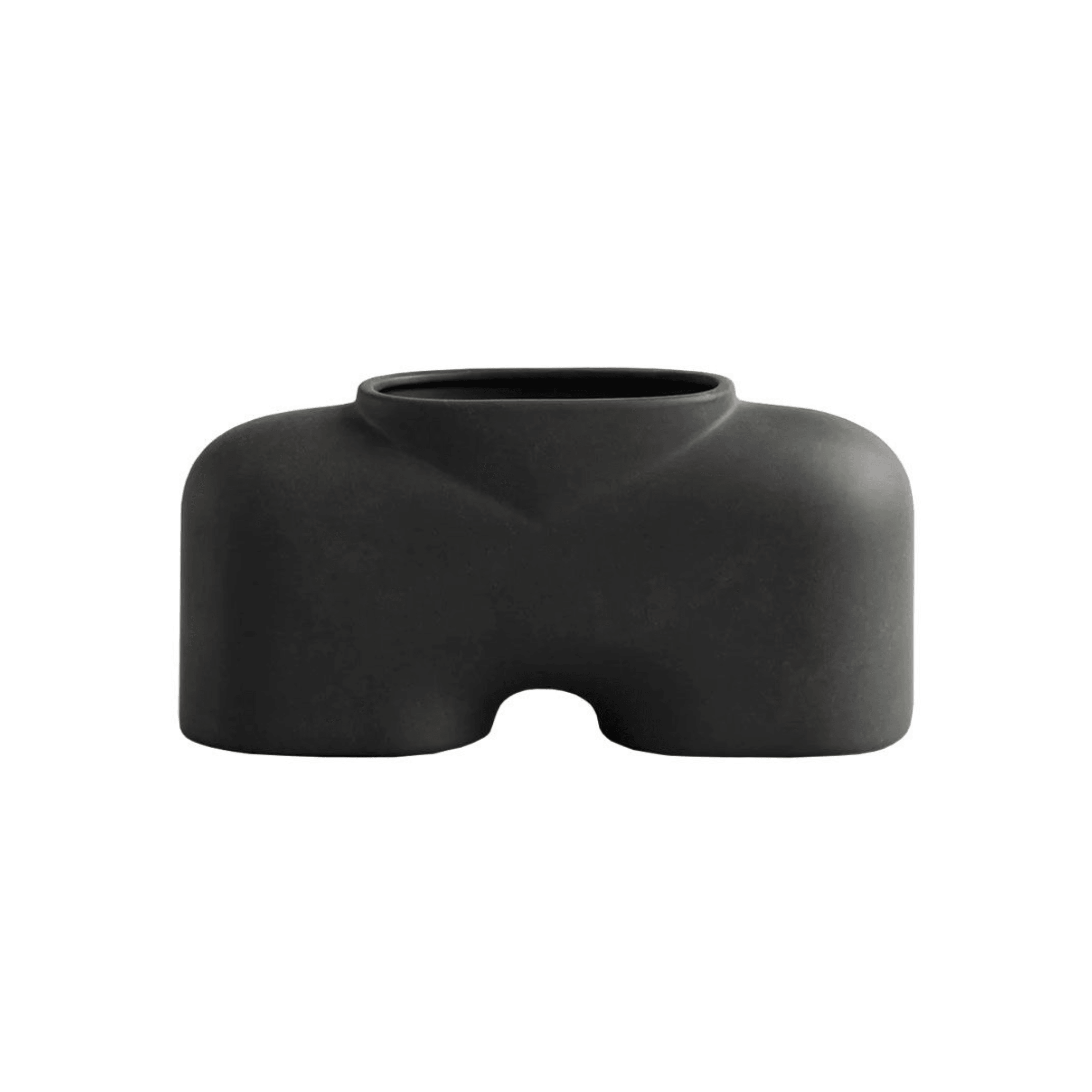 Wazon COBRA FAT ciemnobrązowy 101 Copenhagen Eye on Design