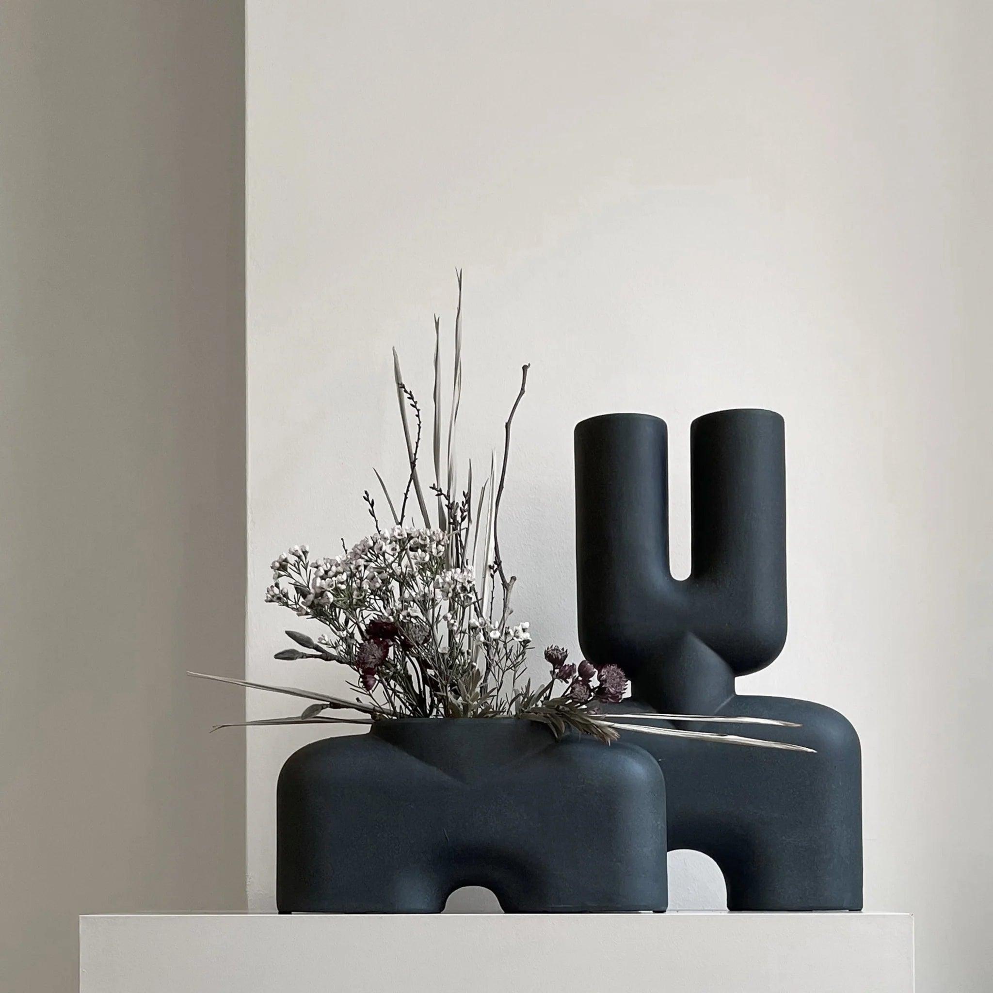 Wazon COBRA FAT czarny 101 Copenhagen Eye on Design