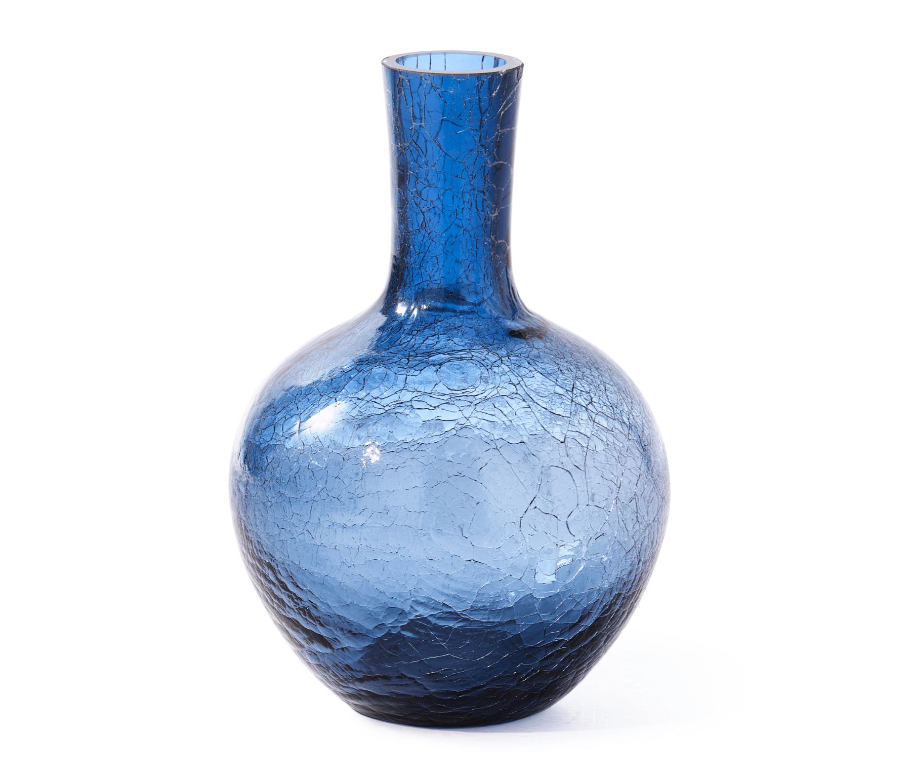 Wazon CRACKLED GLASS szafirowy Pols Potten Eye on Design