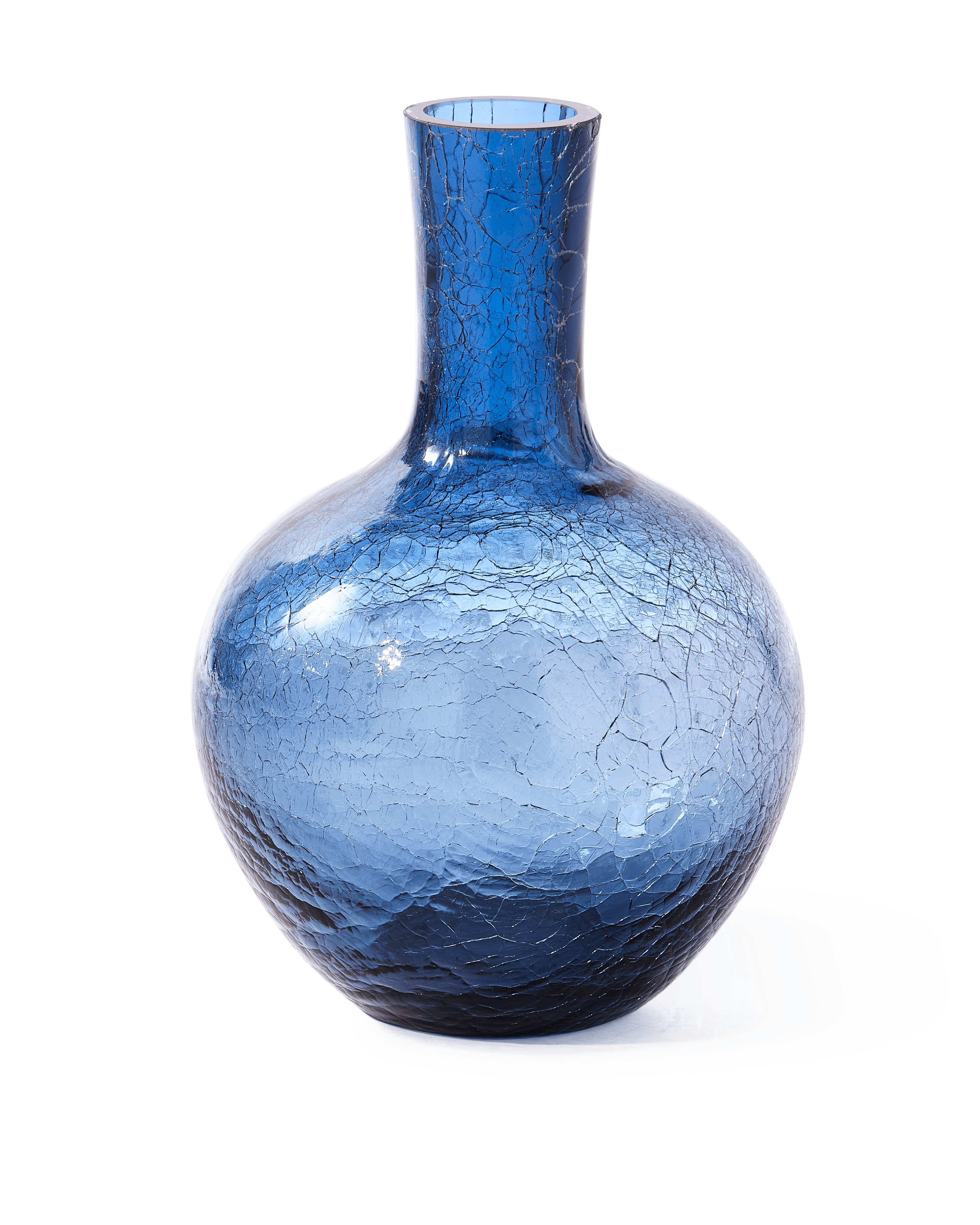 Wazon CRACKLED GLASS szafirowy Pols Potten Eye on Design