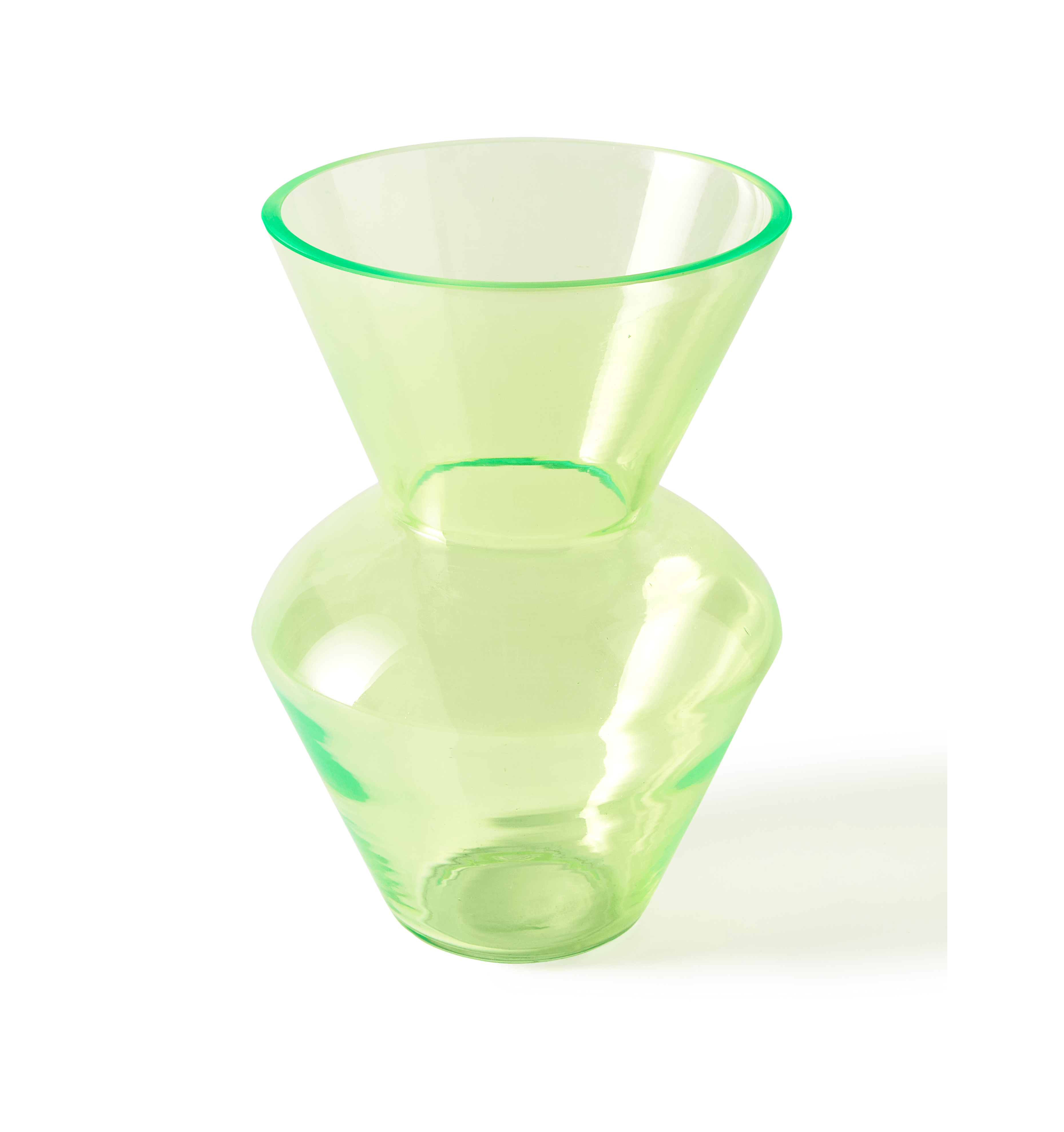 Wazon FAT NECK limonkowy zielony Pols Potten Eye on Design