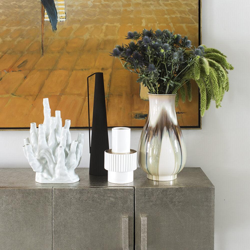 Wazon GEAR biały Pols Potten Eye on Design