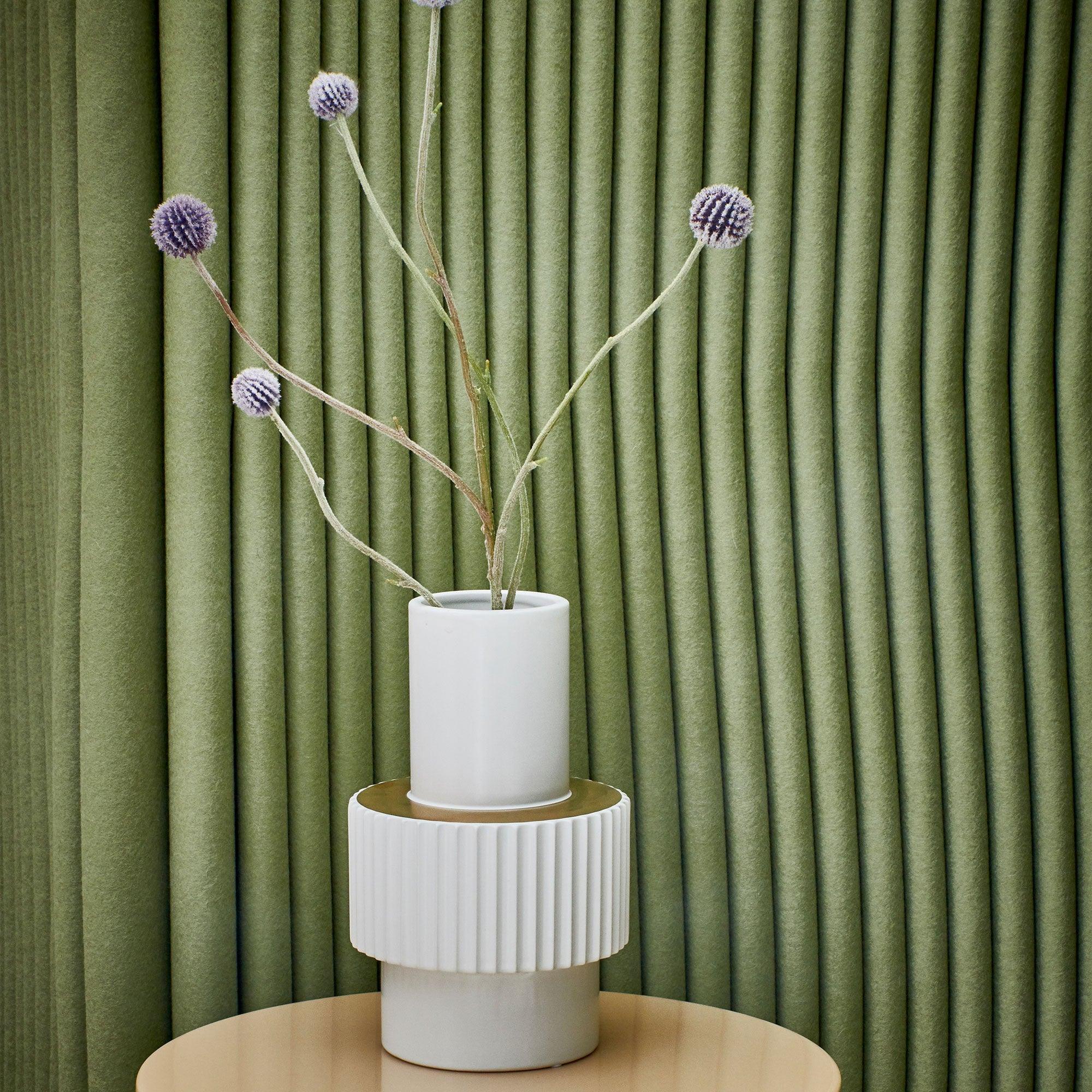 Wazon GEAR biały Pols Potten Eye on Design