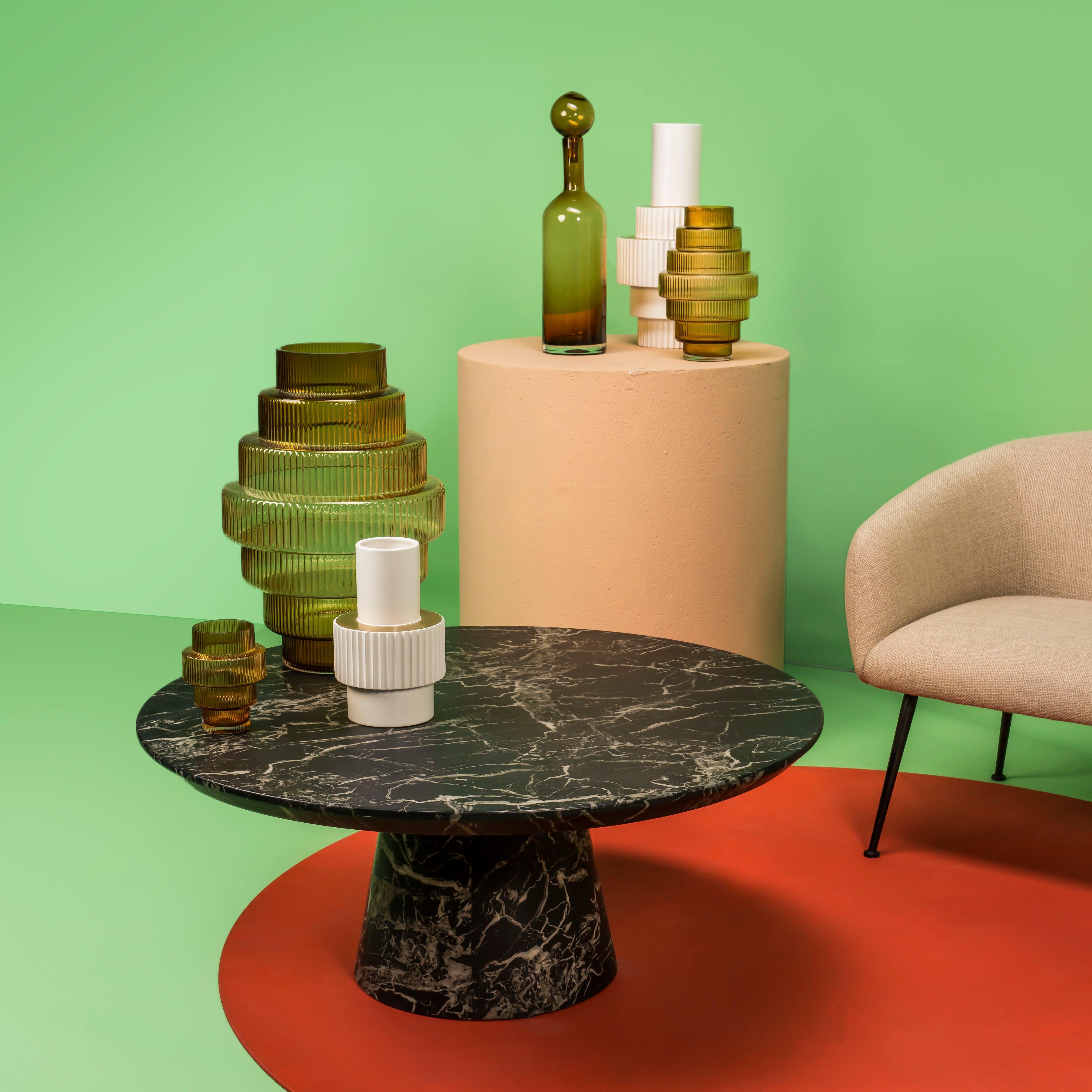 Wazon GEAR biały Pols Potten Eye on Design