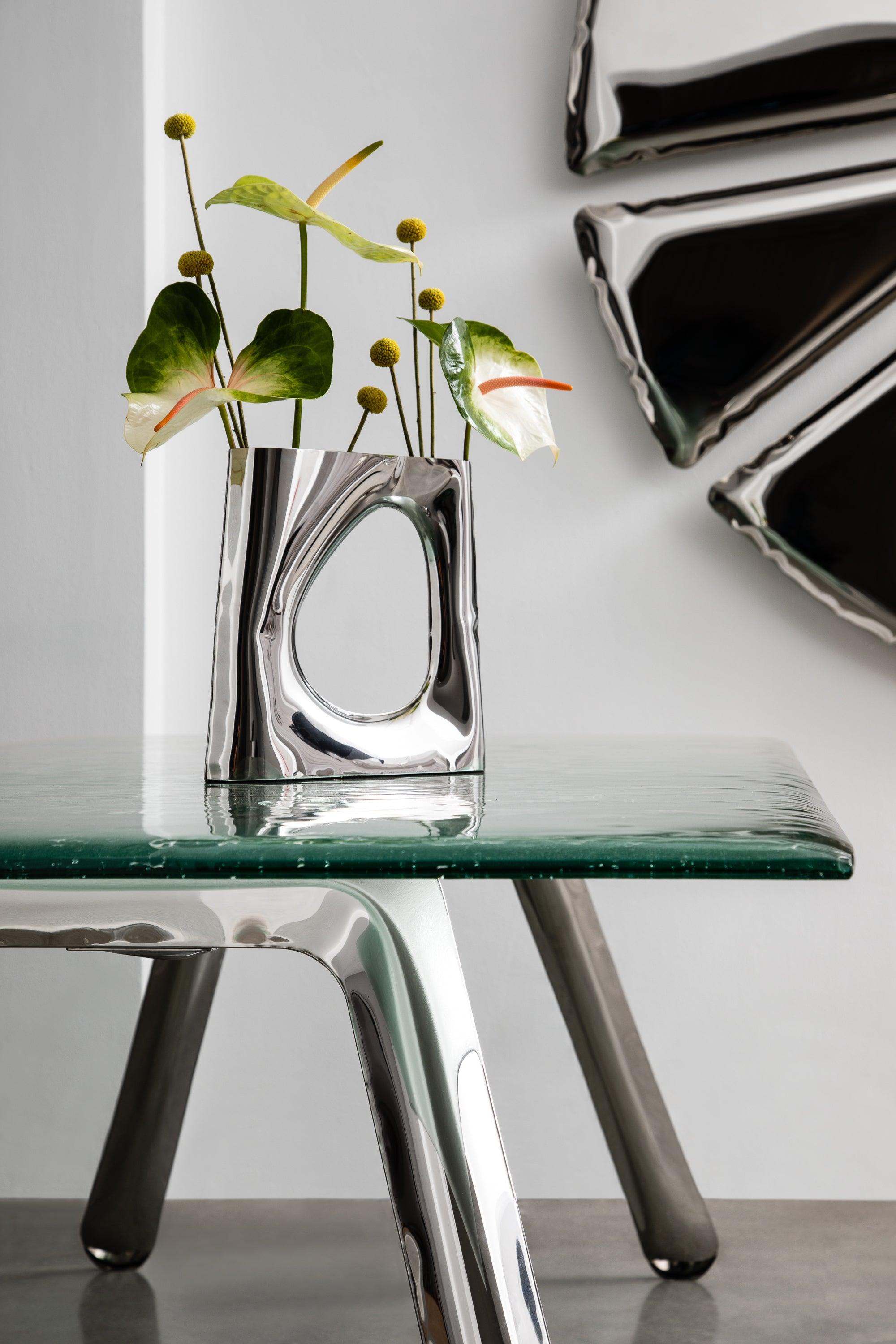 Wazon KARAVA inox Zieta Studio Eye on Design