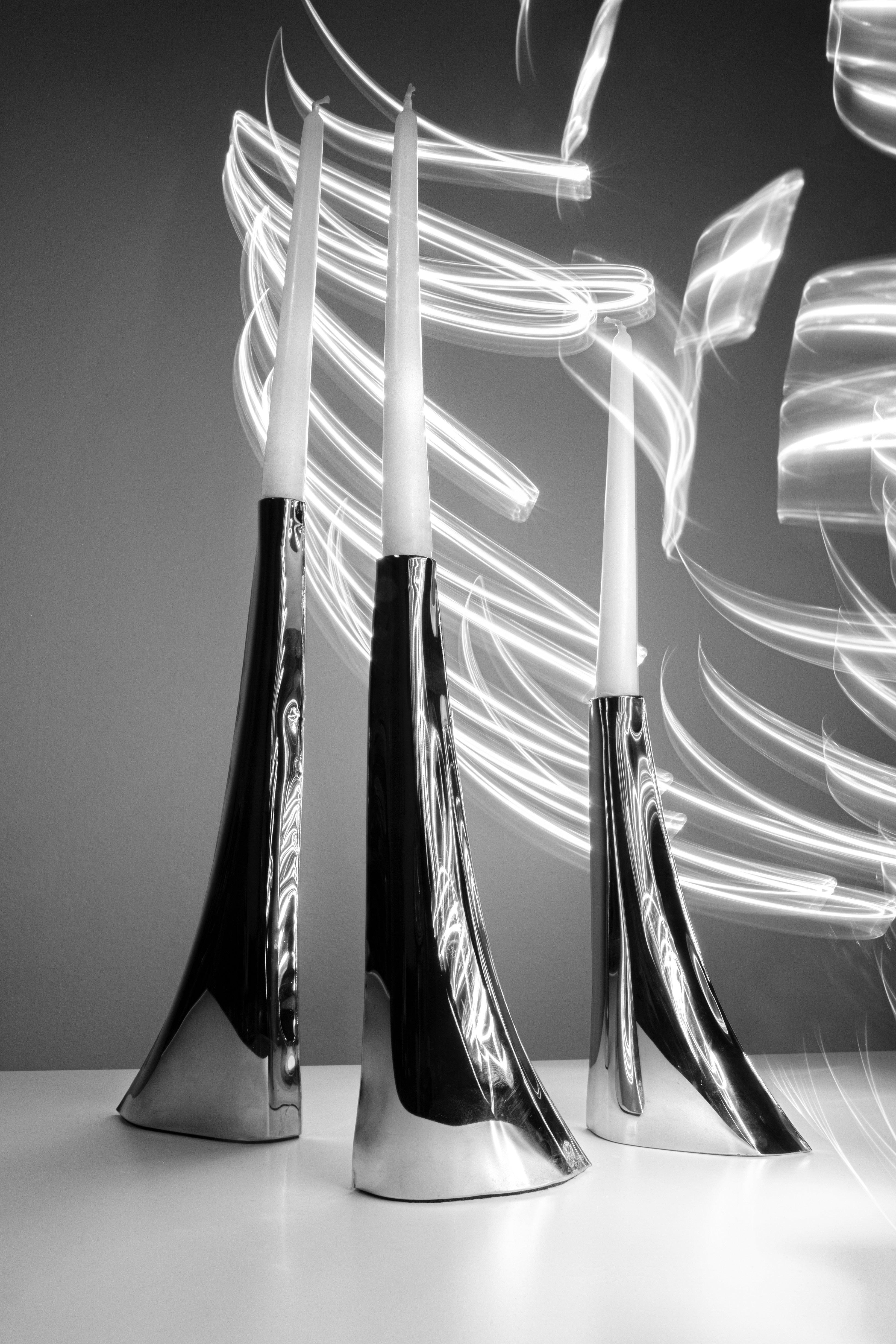 Wazon LEYKI inox Zieta Studio Eye on Design