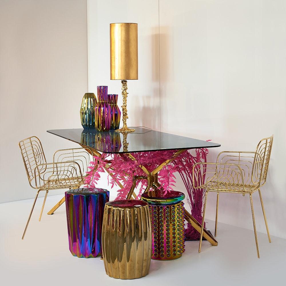 Wazon OILY FOLDS petrol Pols Potten Eye on Design