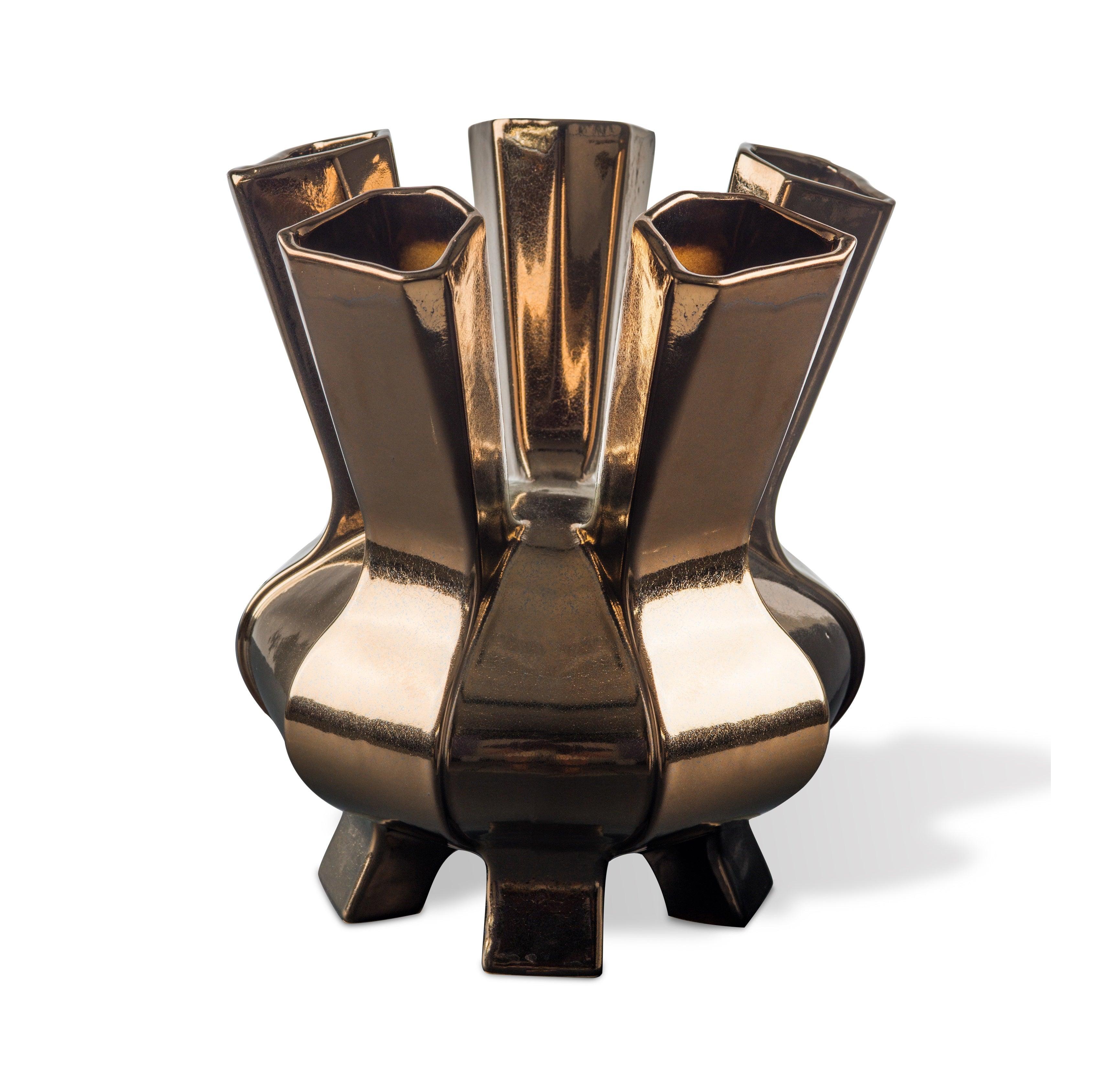 Wazon PUYI miedziany Pols Potten Eye on Design