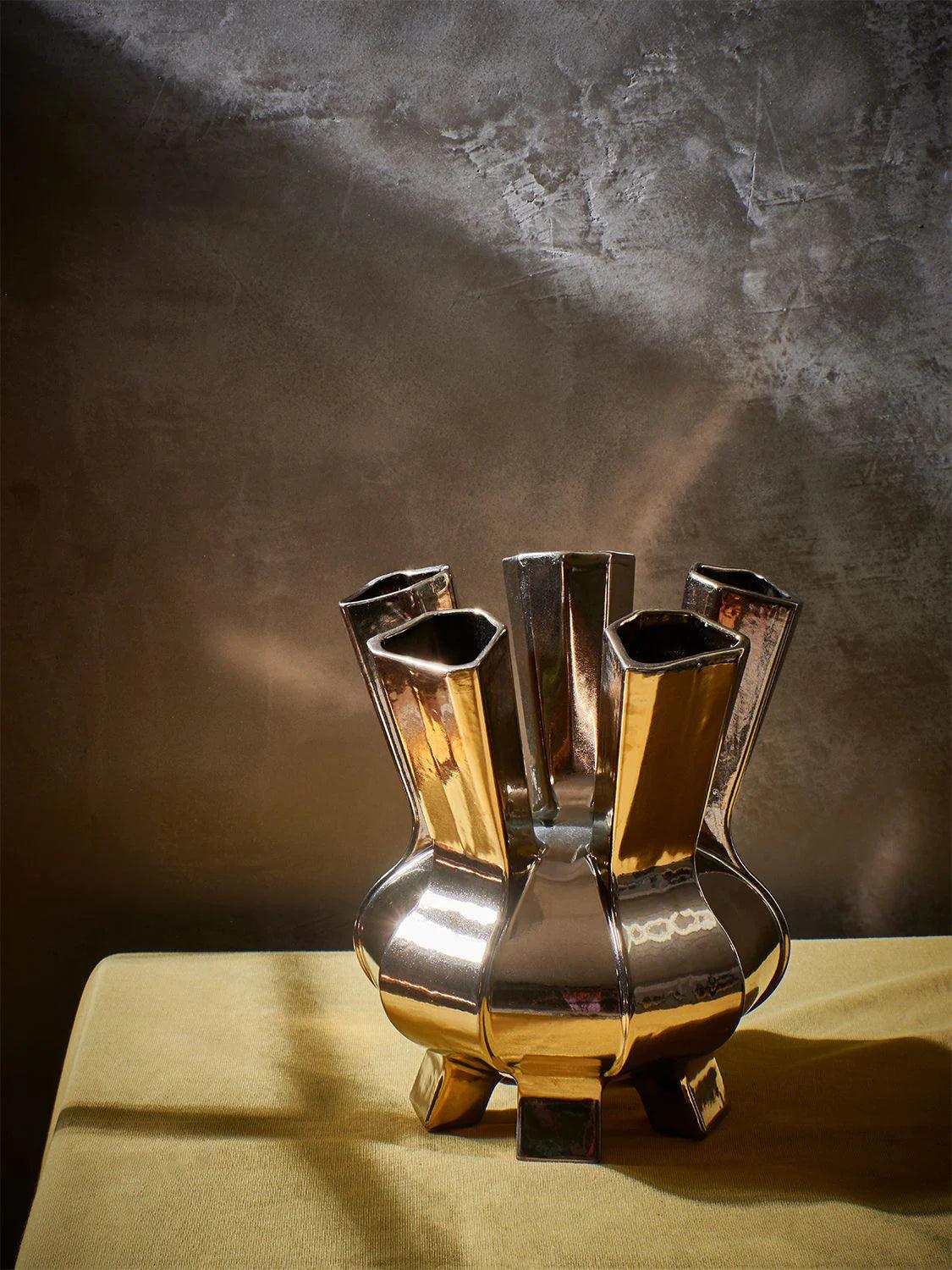 Wazon PUYI miedziany Pols Potten Eye on Design