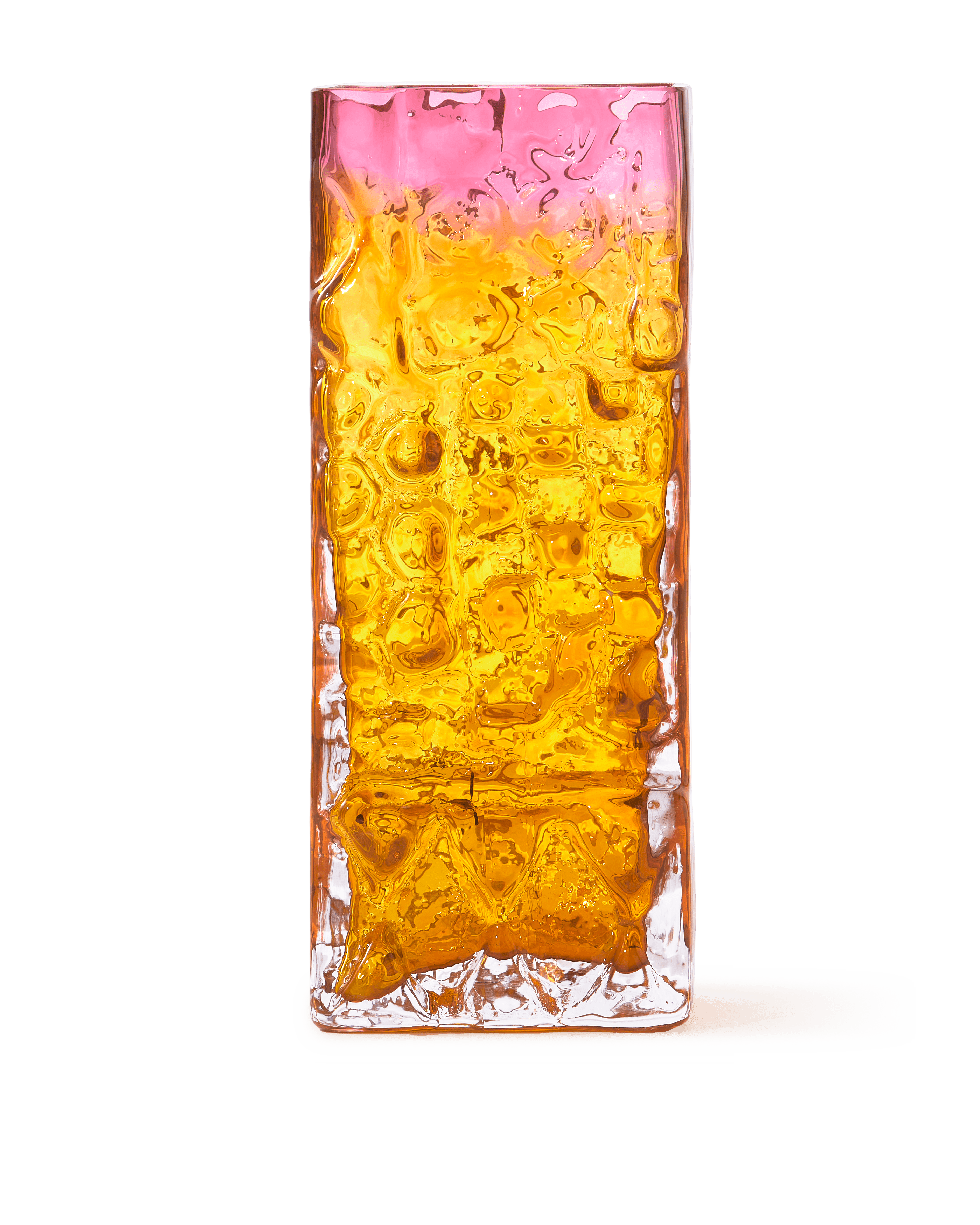 Wazon RELIEF miodowy z różówym Pols Potten Eye on Design