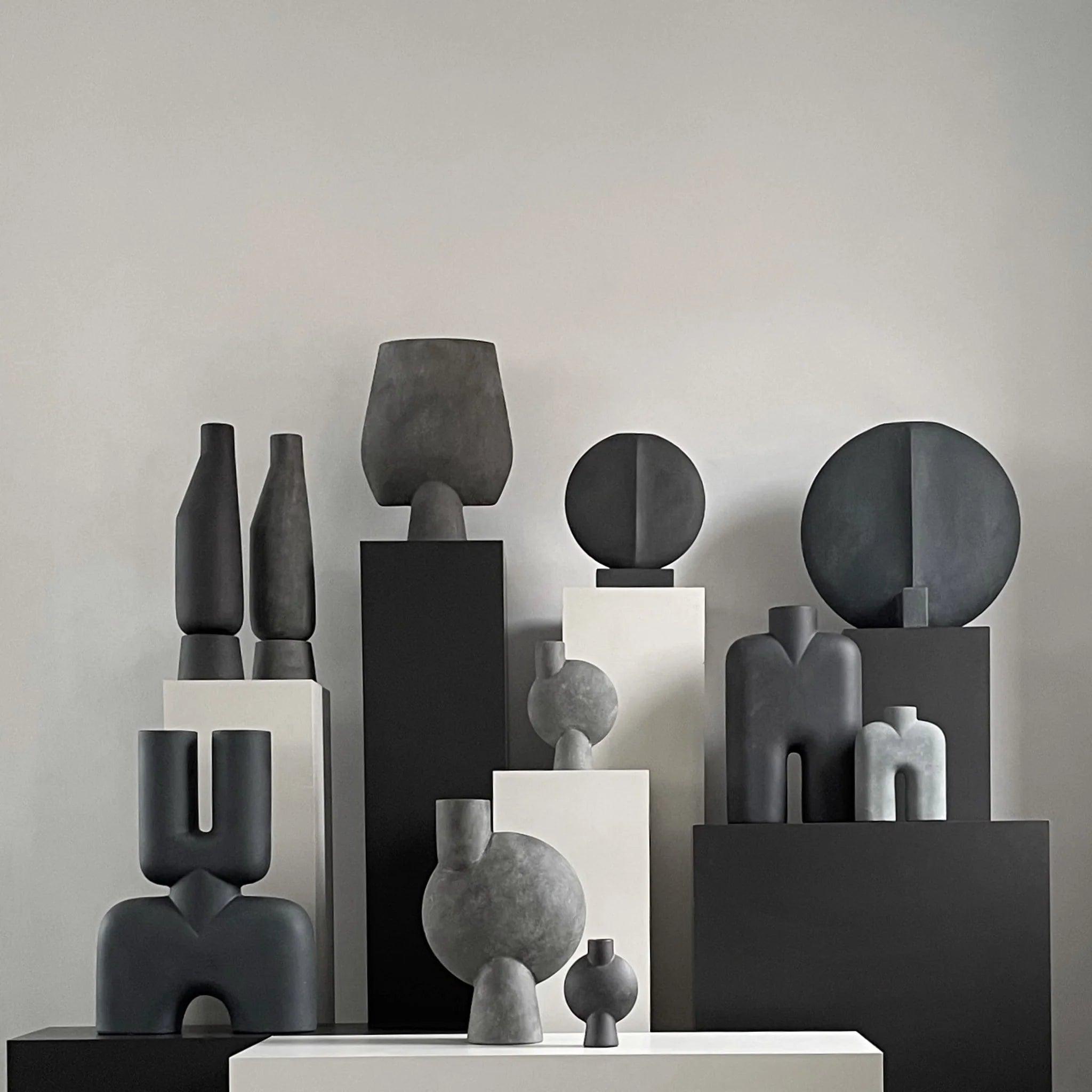 Wazon SPHERE BUBL ciemnobrązowy 101 Copenhagen Eye on Design