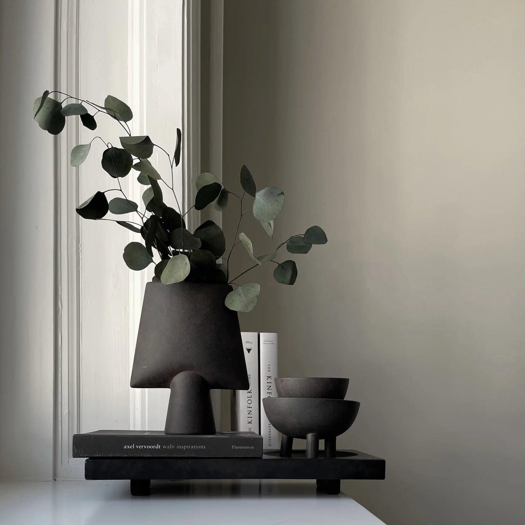 Wazon SPHERE SQUARE ciemnobrązowy 101 Copenhagen Eye on Design