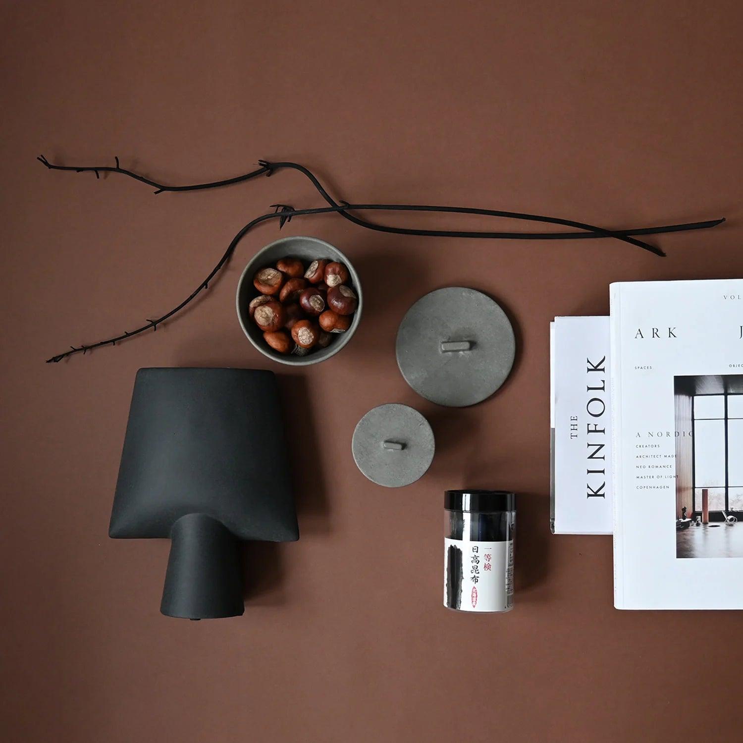 Wazon SPHERE SQUARE czarny 101 Copenhagen Eye on Design