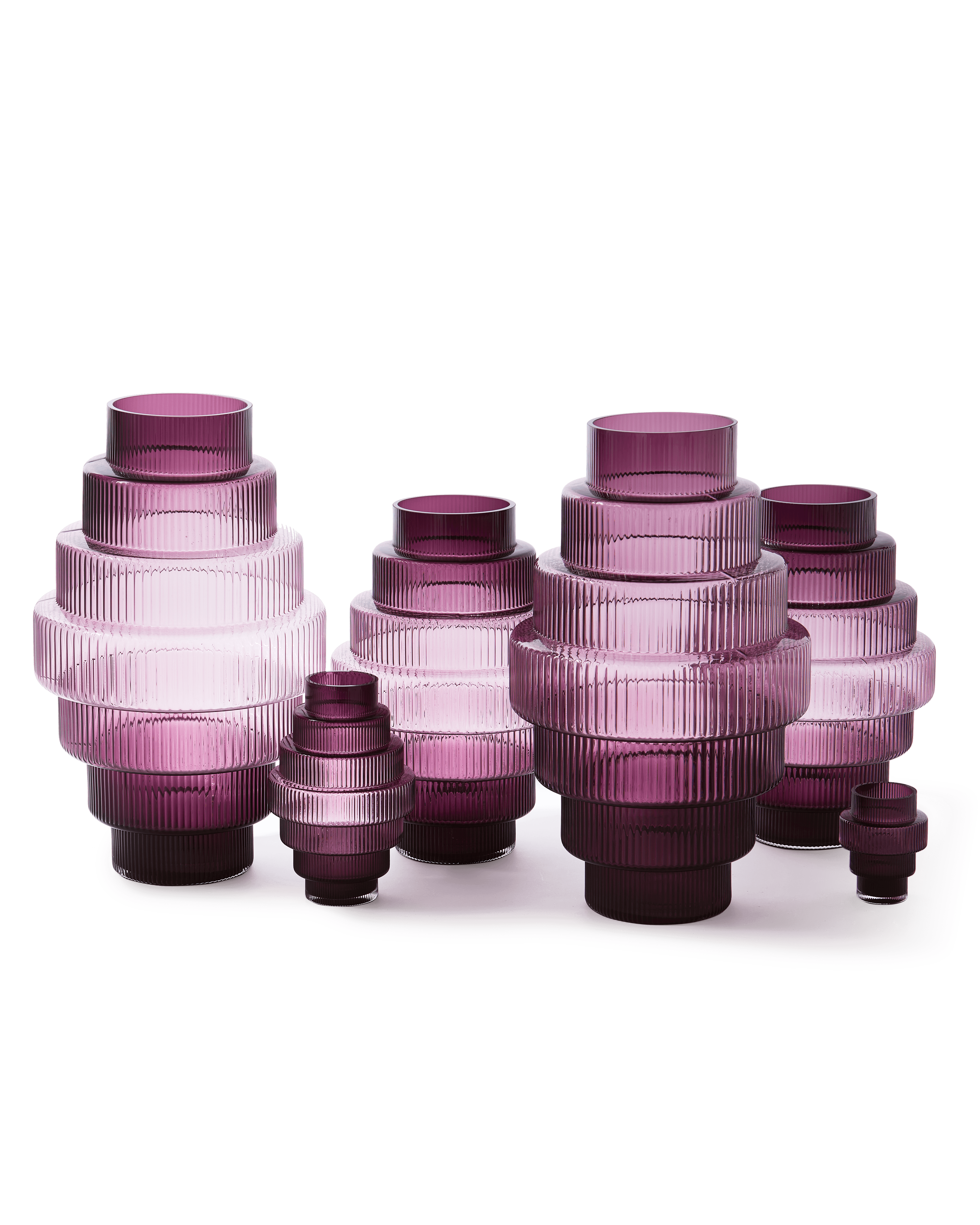 Wazon STEP śliwkowy Pols Potten Eye on Design