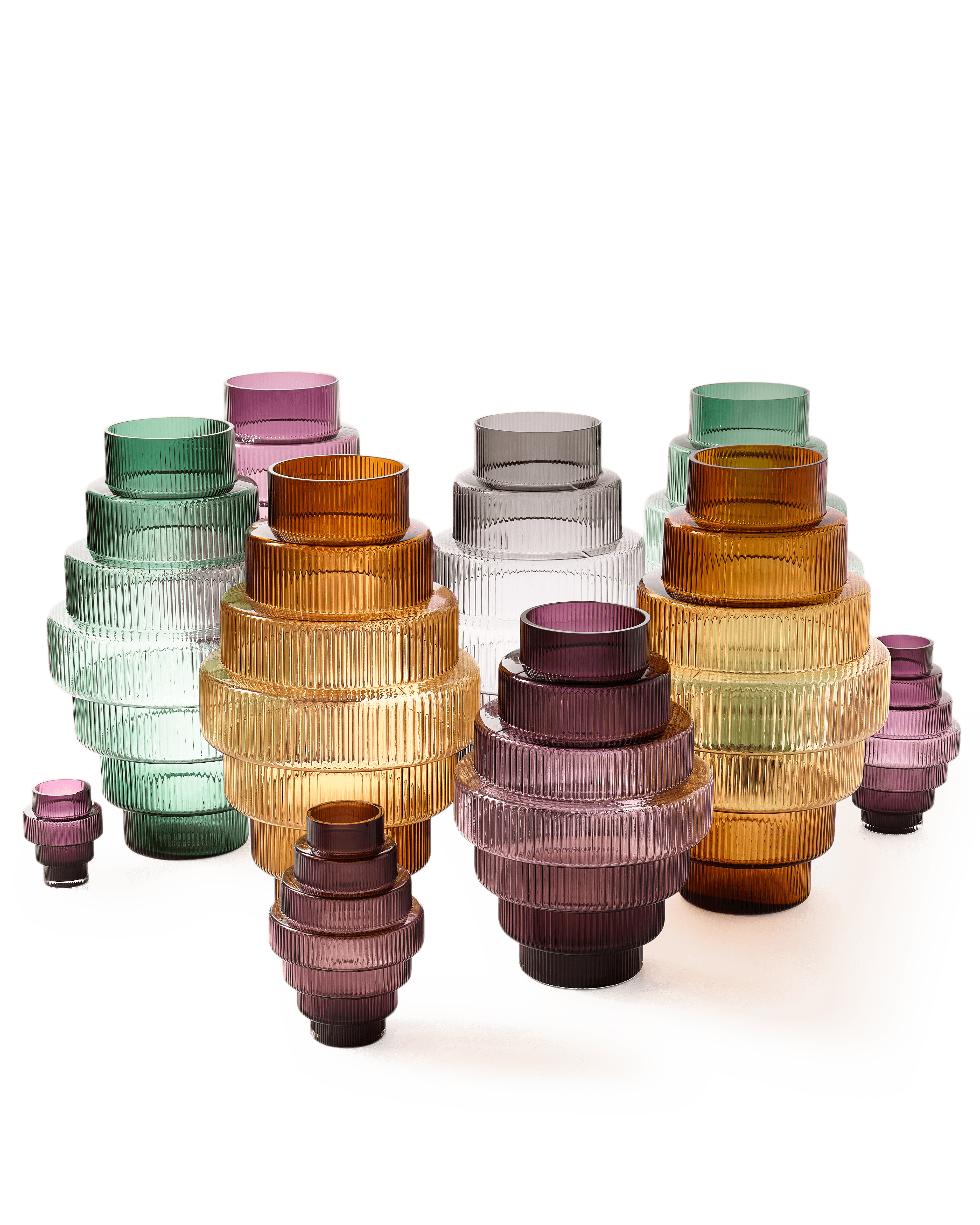 Wazon STEP śliwkowy Pols Potten Eye on Design