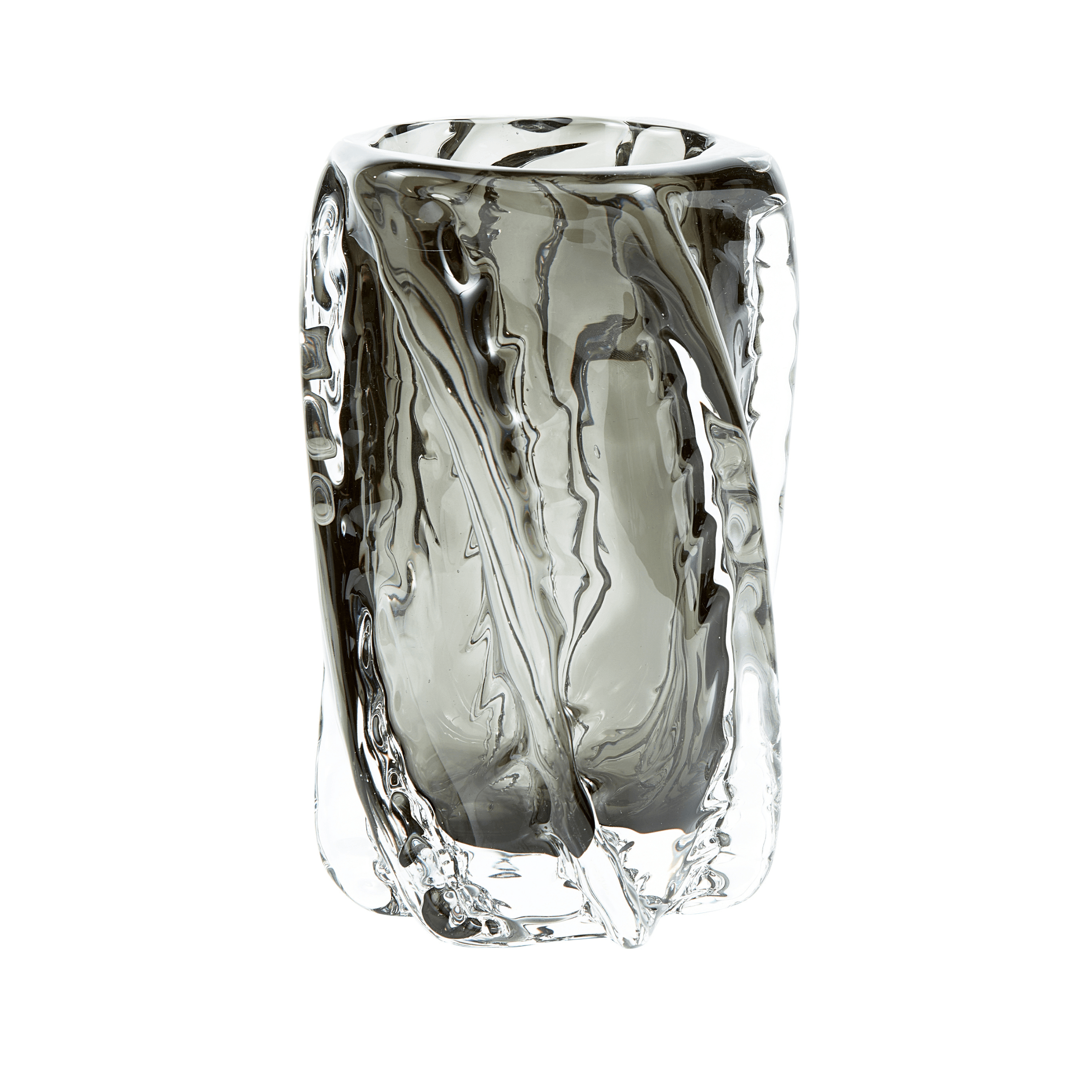 Wazon szklany PARAGON antracytowy Be Pure 21 cm Eye on Design