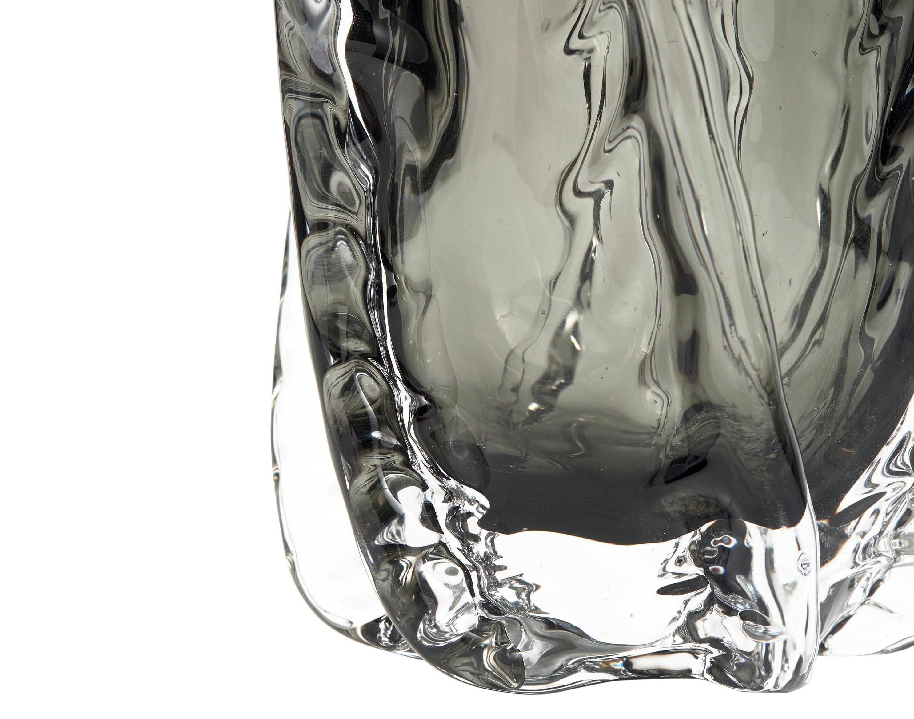 Wazon szklany PARAGON antracytowy Be Pure Eye on Design