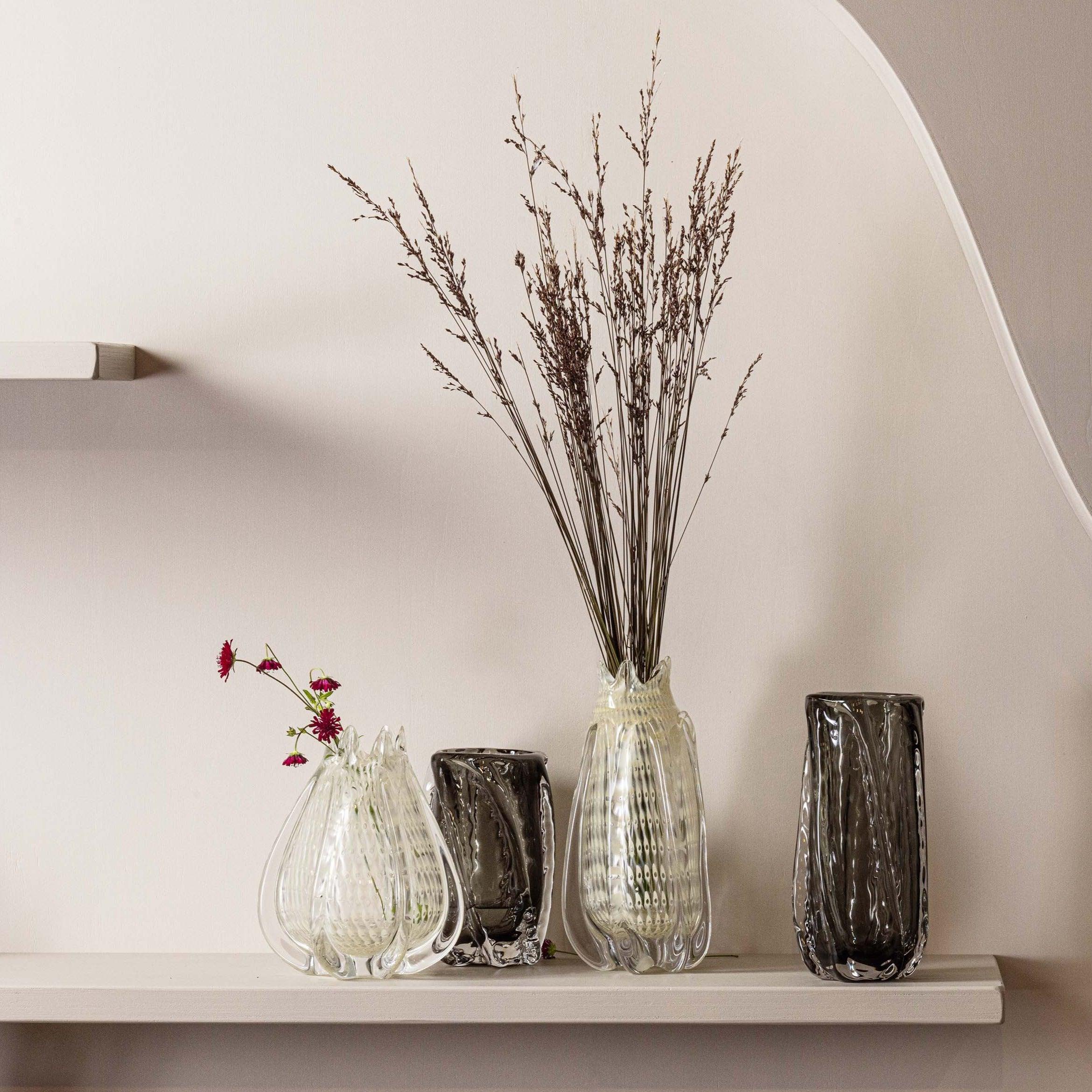 Wazon szklany PARAGON antracytowy Be Pure Eye on Design