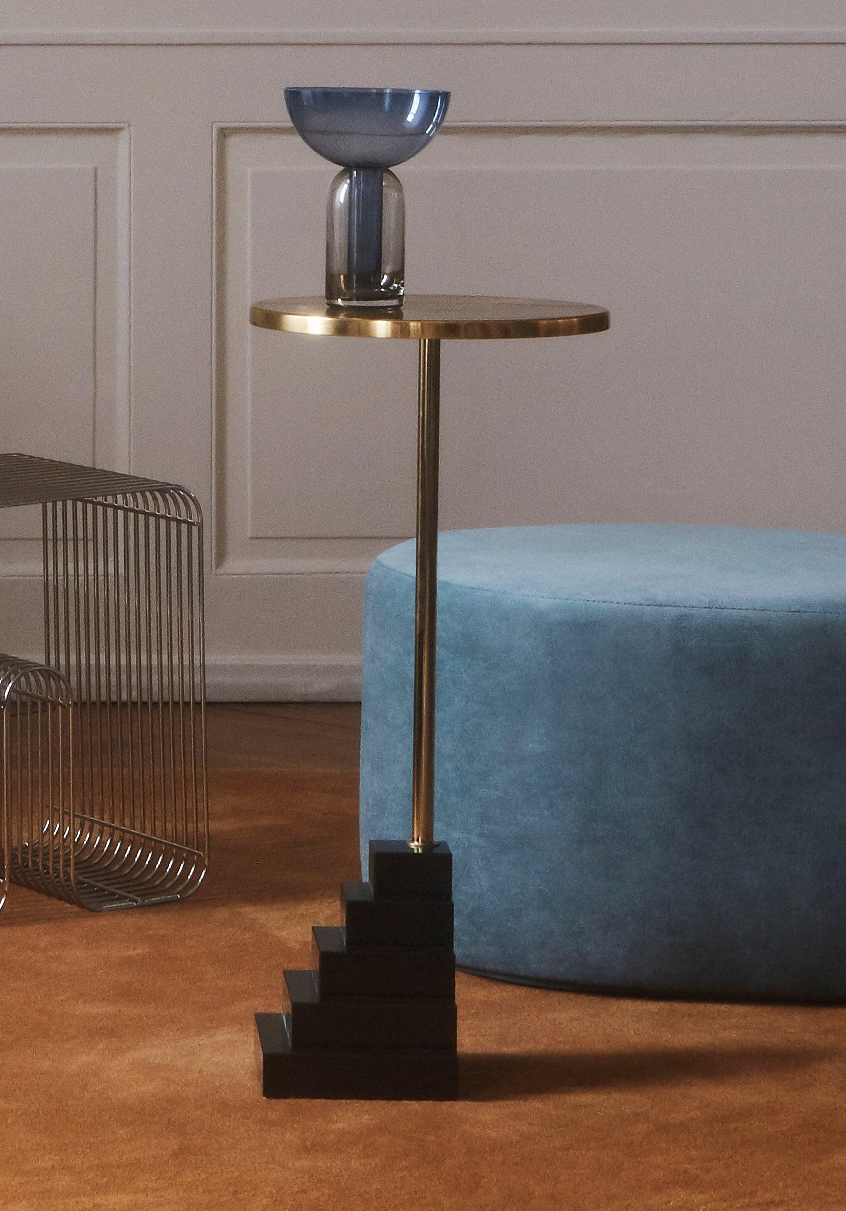 Wazon szklany TORUS niebieski AYTM Eye on Design