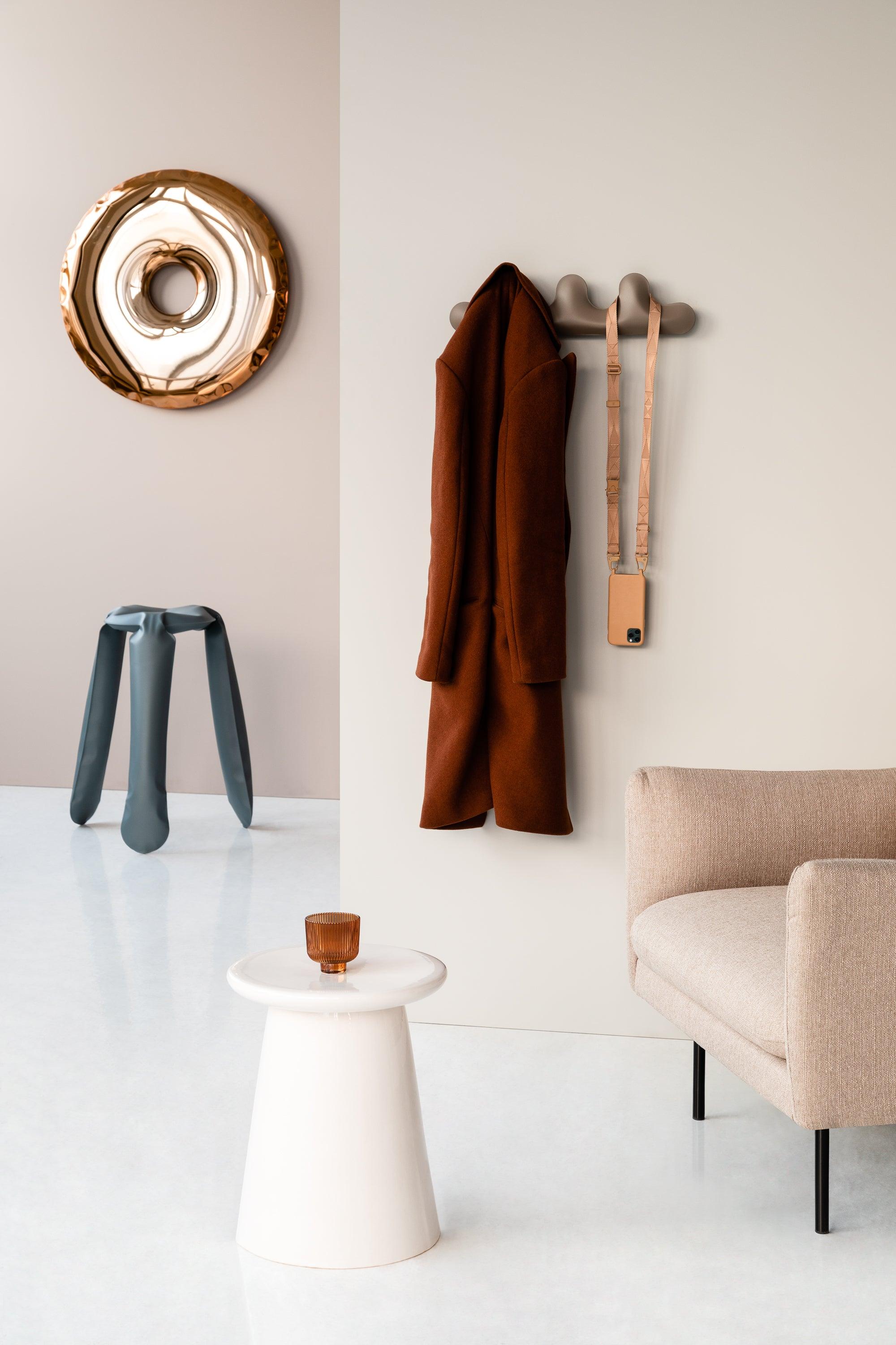 Wieszak KAMM biały błyszczący Zieta Studio Eye on Design