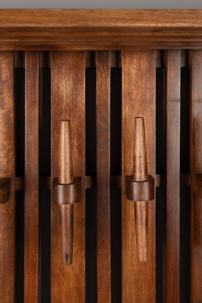 Wieszak z półką JAKUB orzechowy Dutchbone Eye on Design