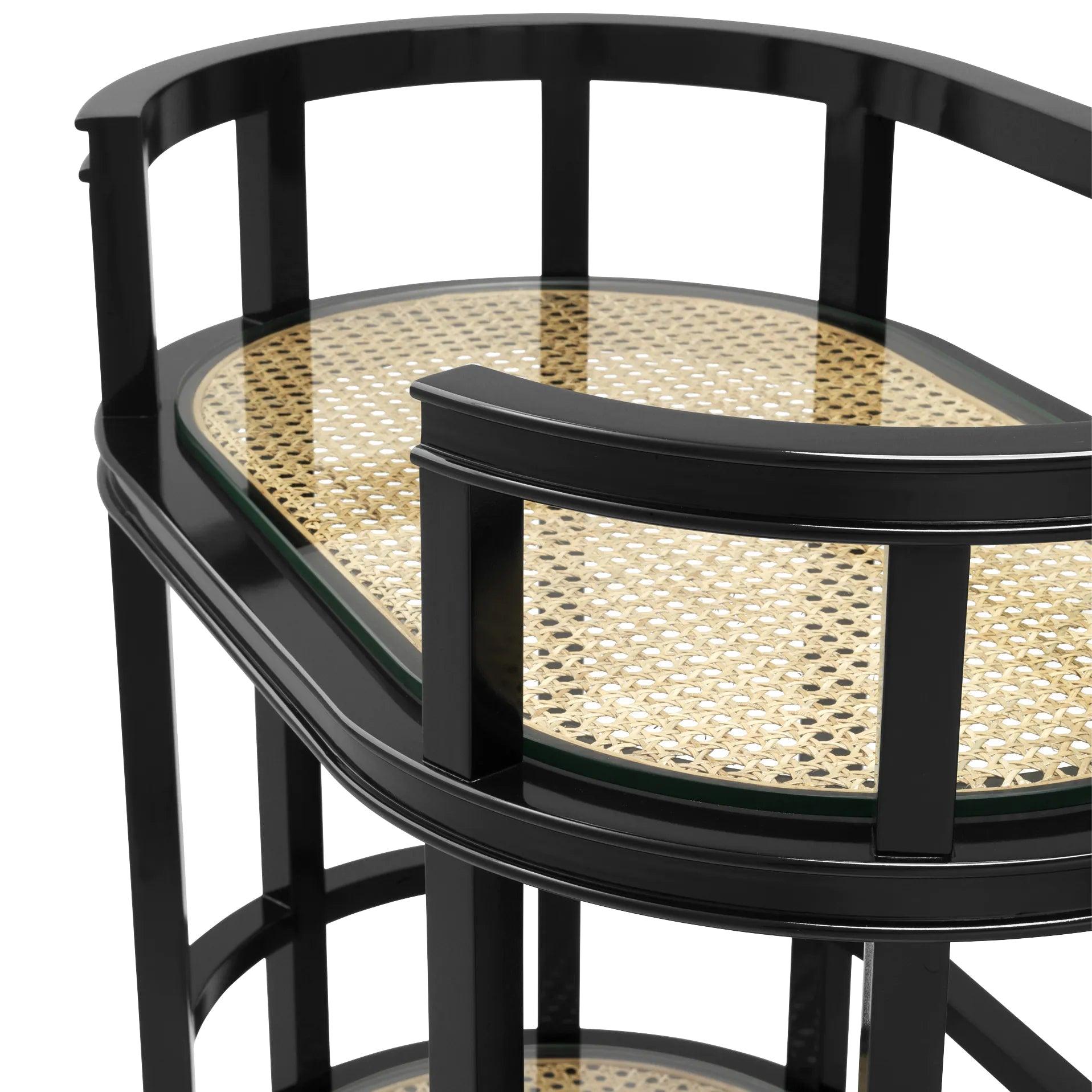 Wózek barowy BAHAMAS czarny Eichholtz Eye on Design