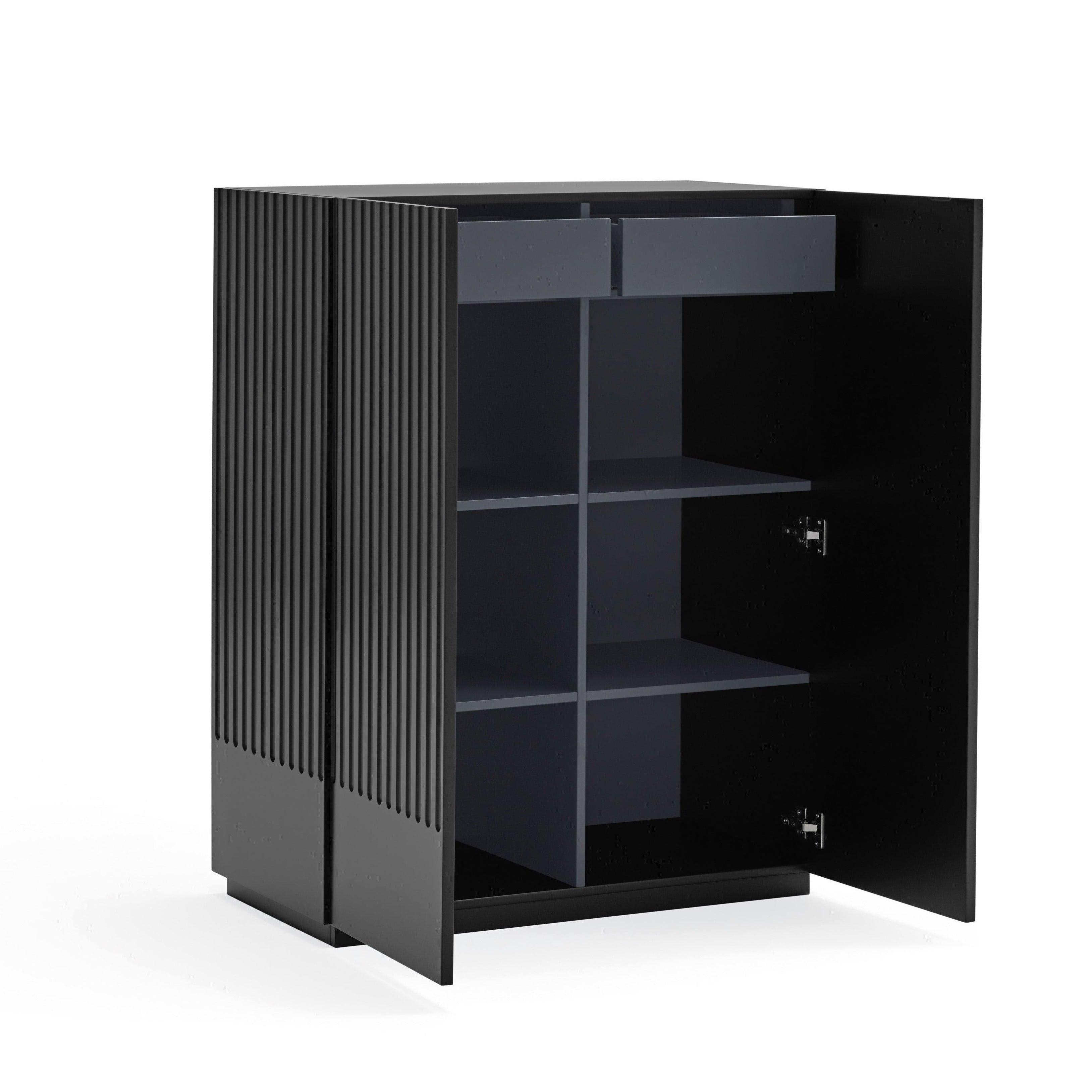 Wysoka komoda DORIC czarny Teulat Eye on Design