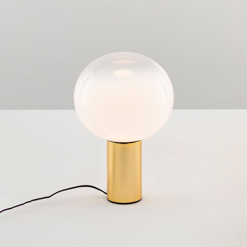 LAGUNA satin brass table lamp