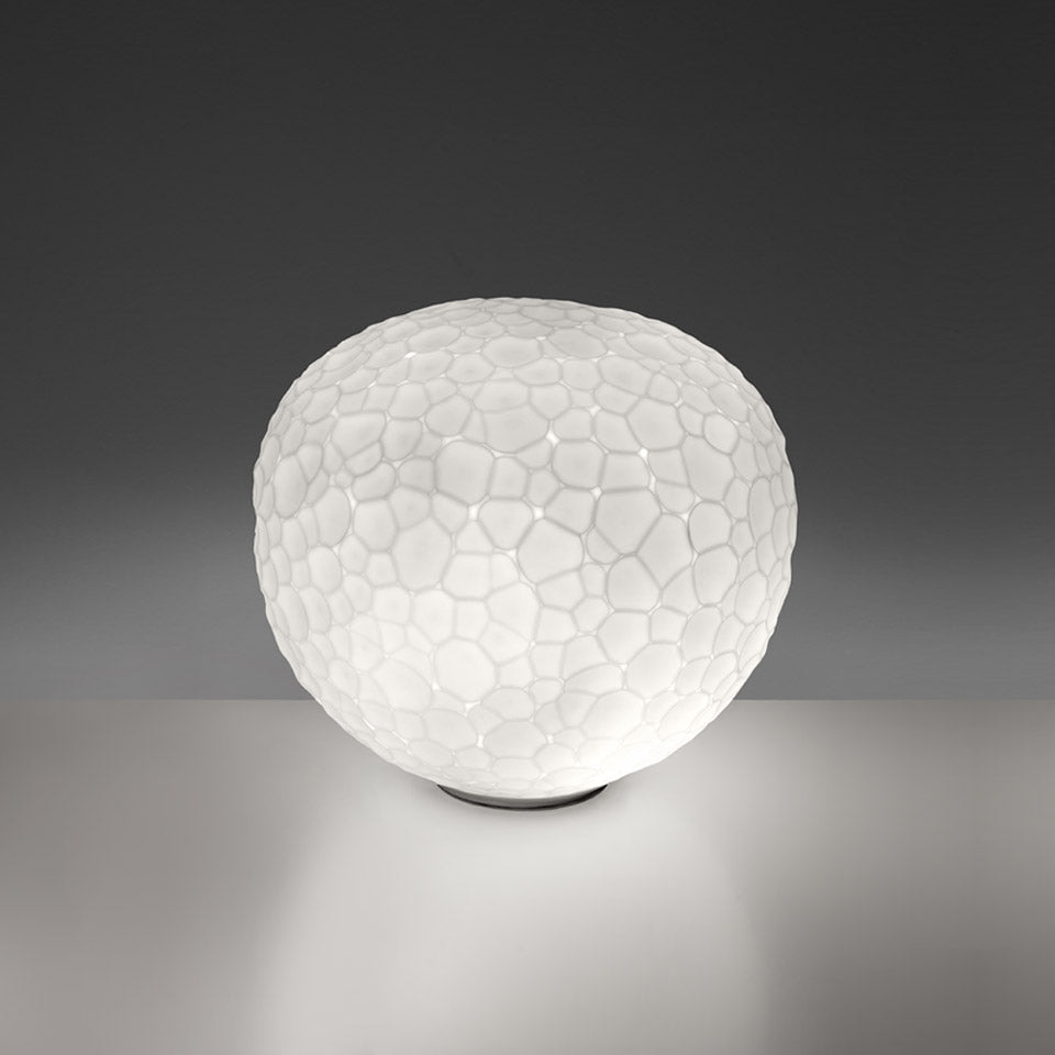 Stolná lampa METEORITE biela