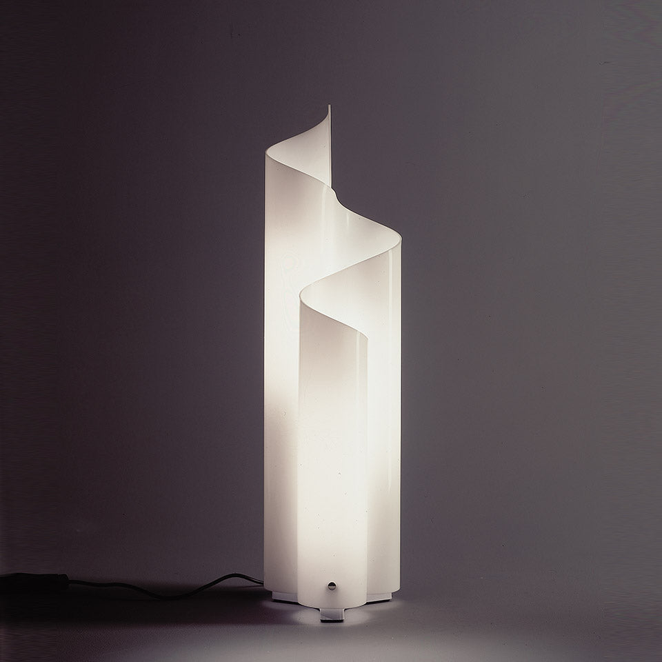Stolná lampa MEZZACHIMERA biela