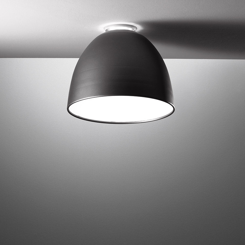 Stropná lampa NUR antracitová šedá