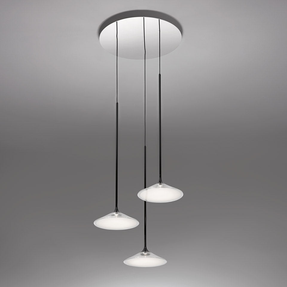 Závesná lampa ORSA CLUSTER čierna