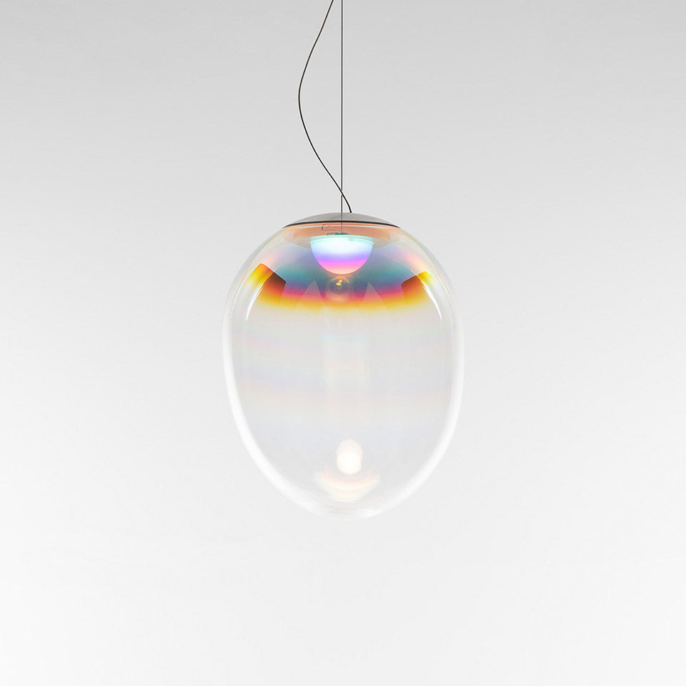 Závesná lampa STELLAR NEBULA opalizované sklo fúkané