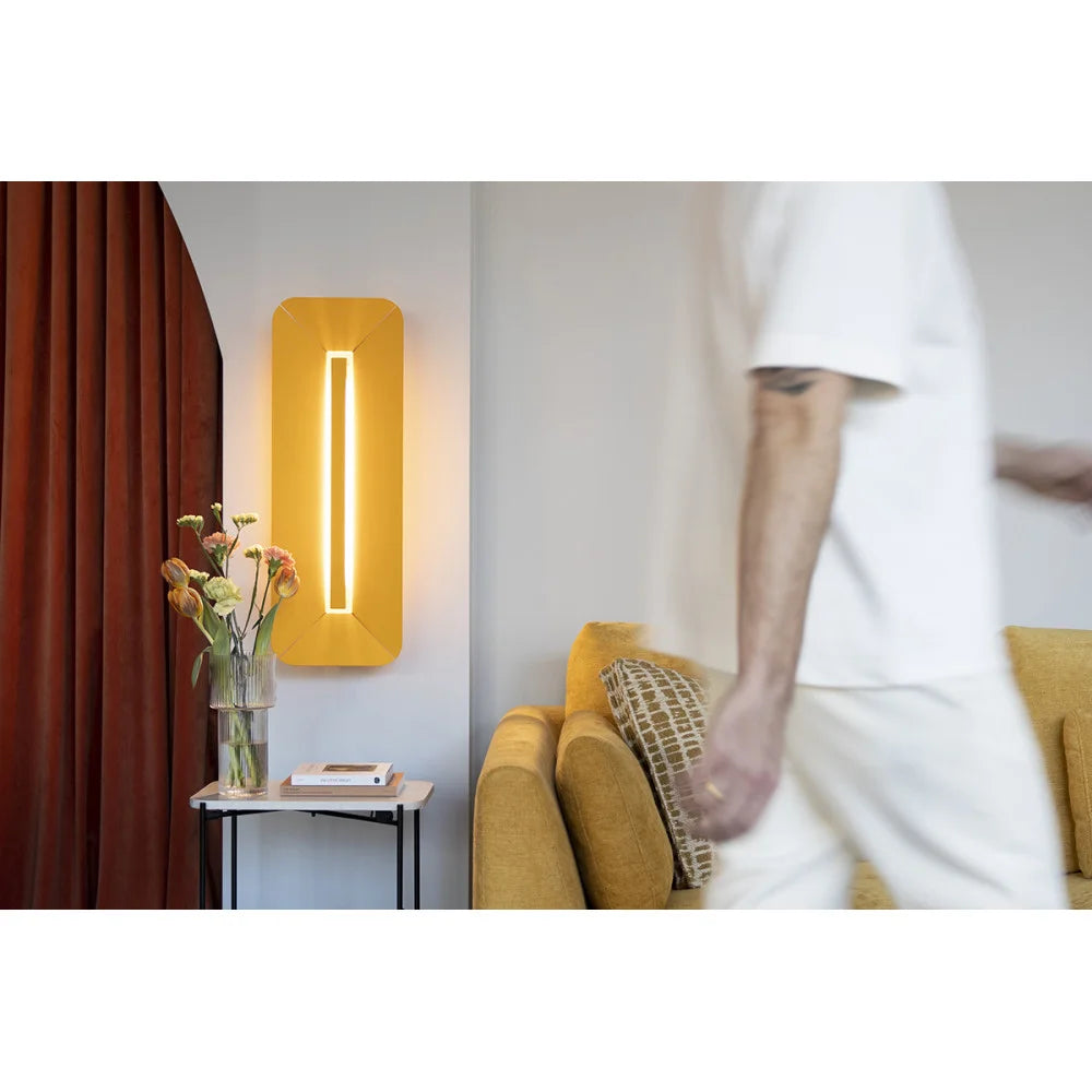 YOTTSU yellow wall lamp