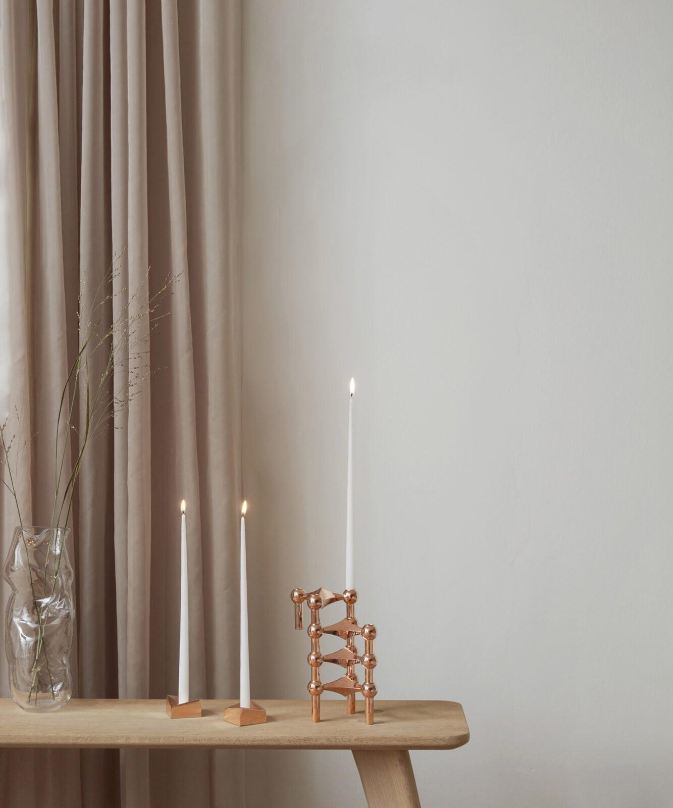 Zestaw 6 świeczek STOFF NAGEL biały Stoff Nagel Eye on Design